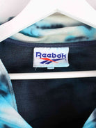 Reebok 90s Vintage Tie Dye Half Zip Sweater Blau M (detail image 2)