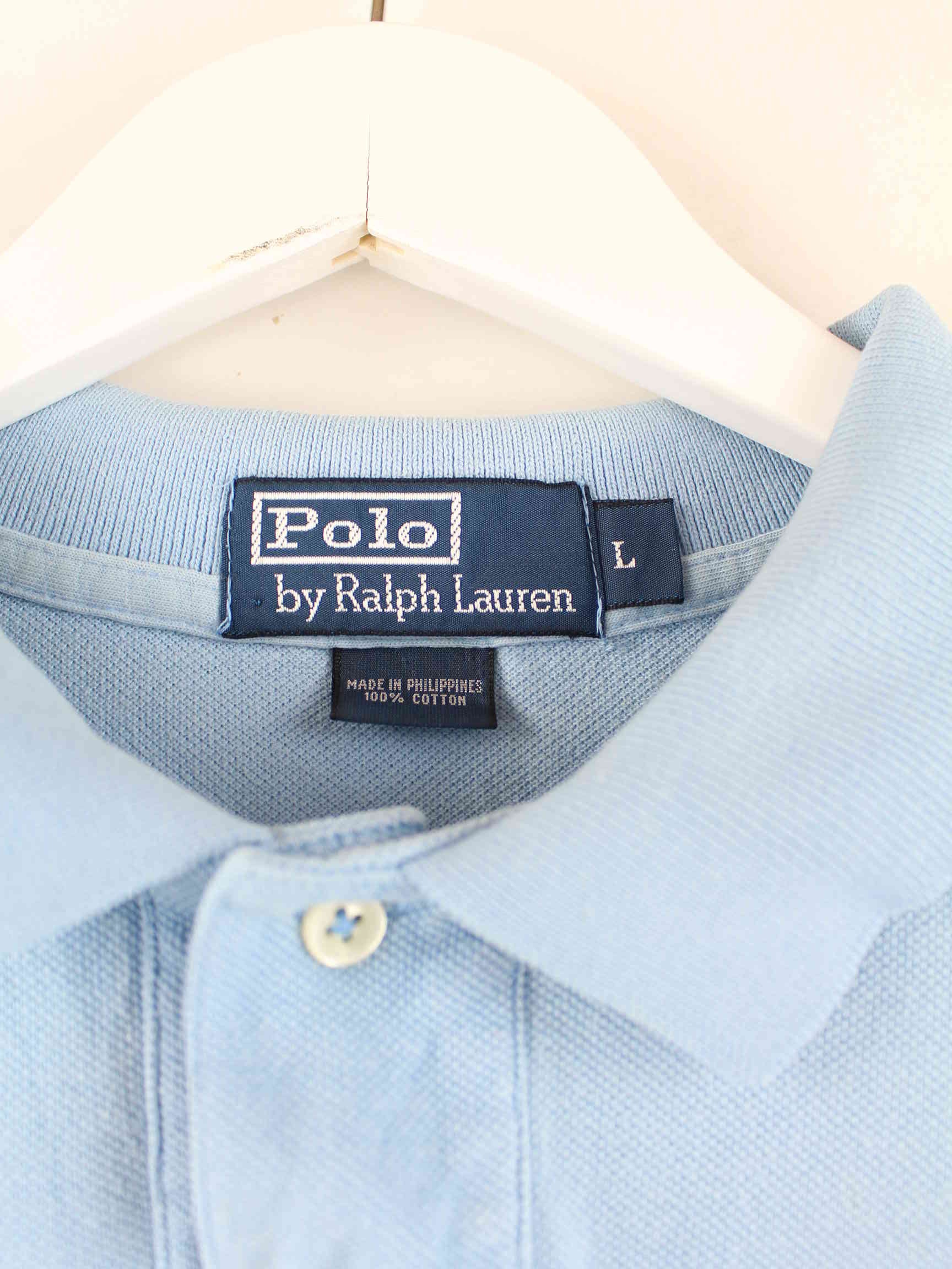 Ralph Lauren 90s Vintage Polo Blue L – Peeces