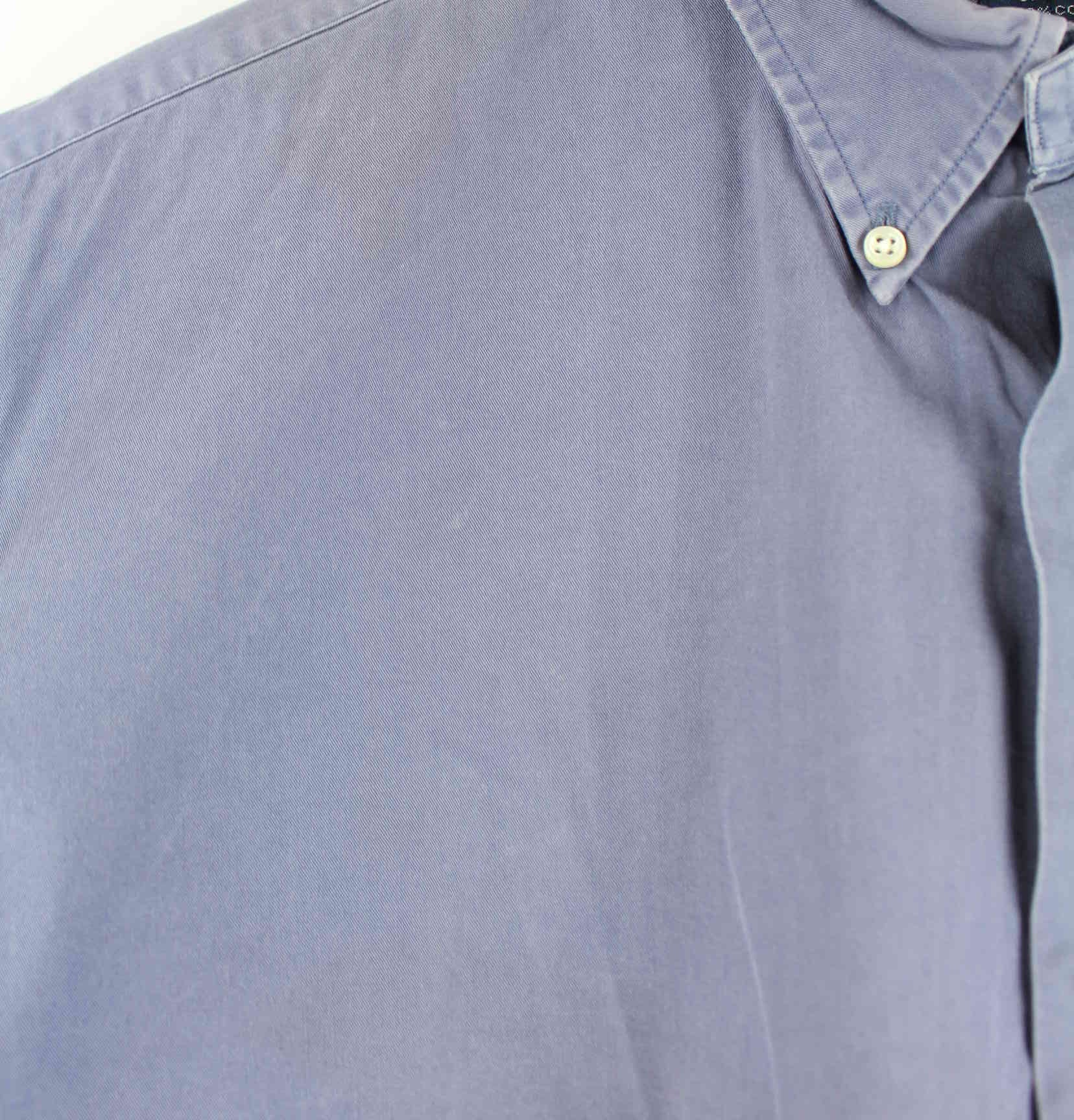 Ralph Lauren 90s Vintage Short Sleeve Hemd Blau L (detail image 4)