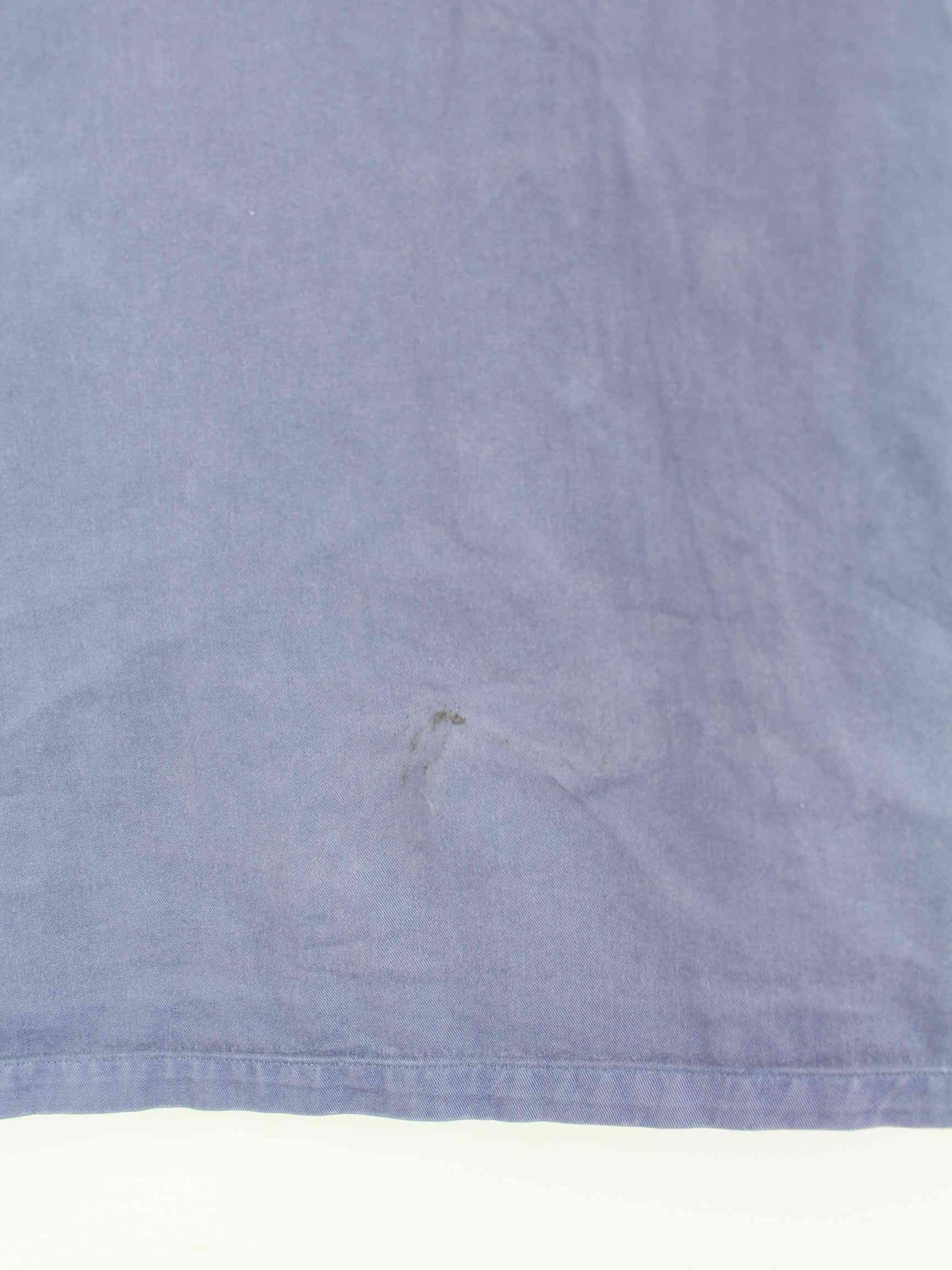 Ralph Lauren 90s Vintage Short Sleeve Hemd Blau L (detail image 8)