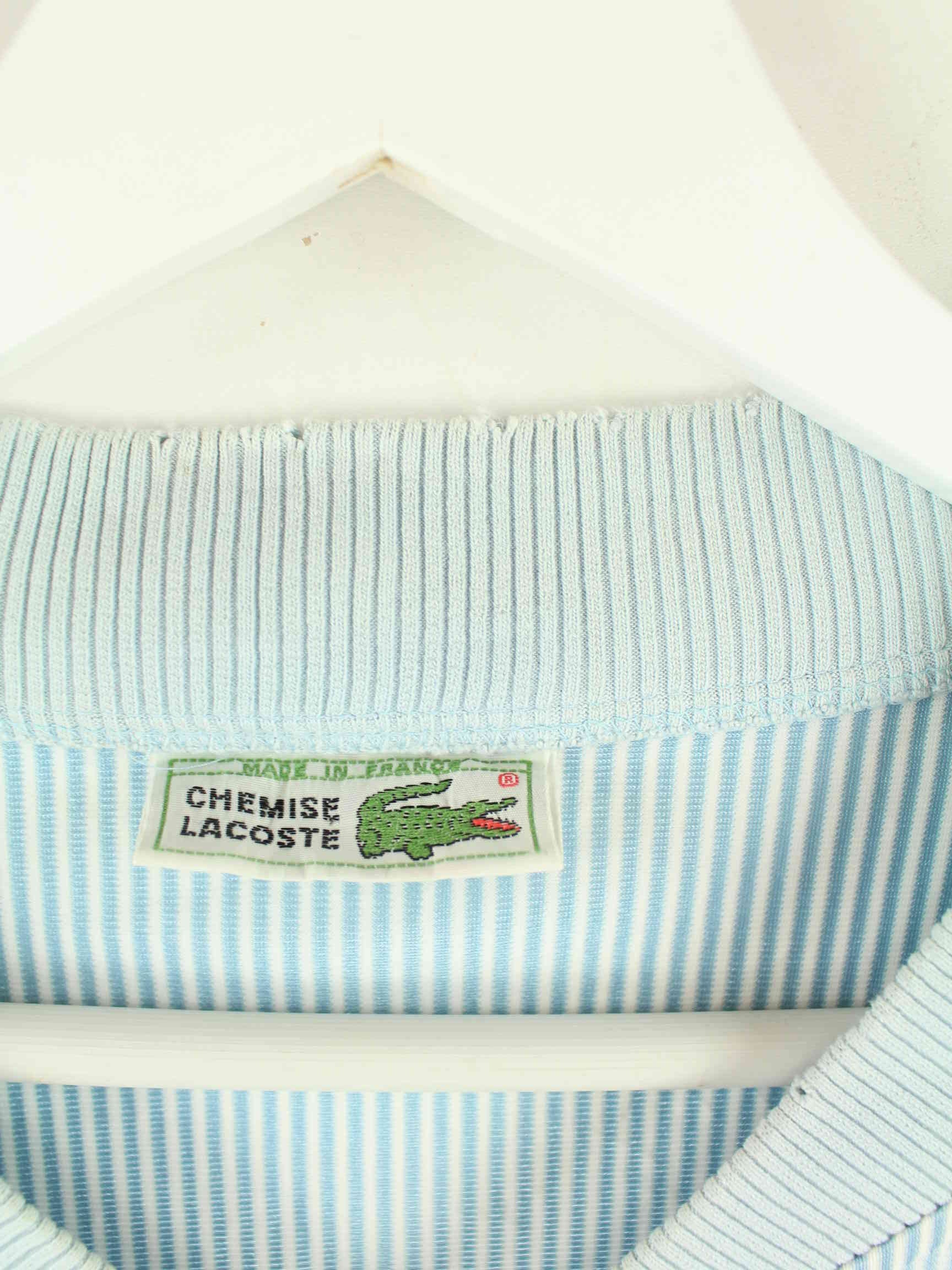 Lacoste 90s Vintage Striped Trainingsjacke Blau XL (detail image 2)