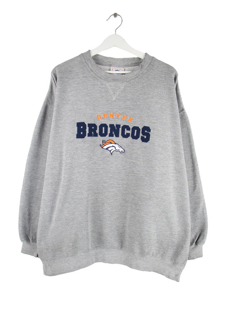 NFL Denver Broncos Sweater Grau XL