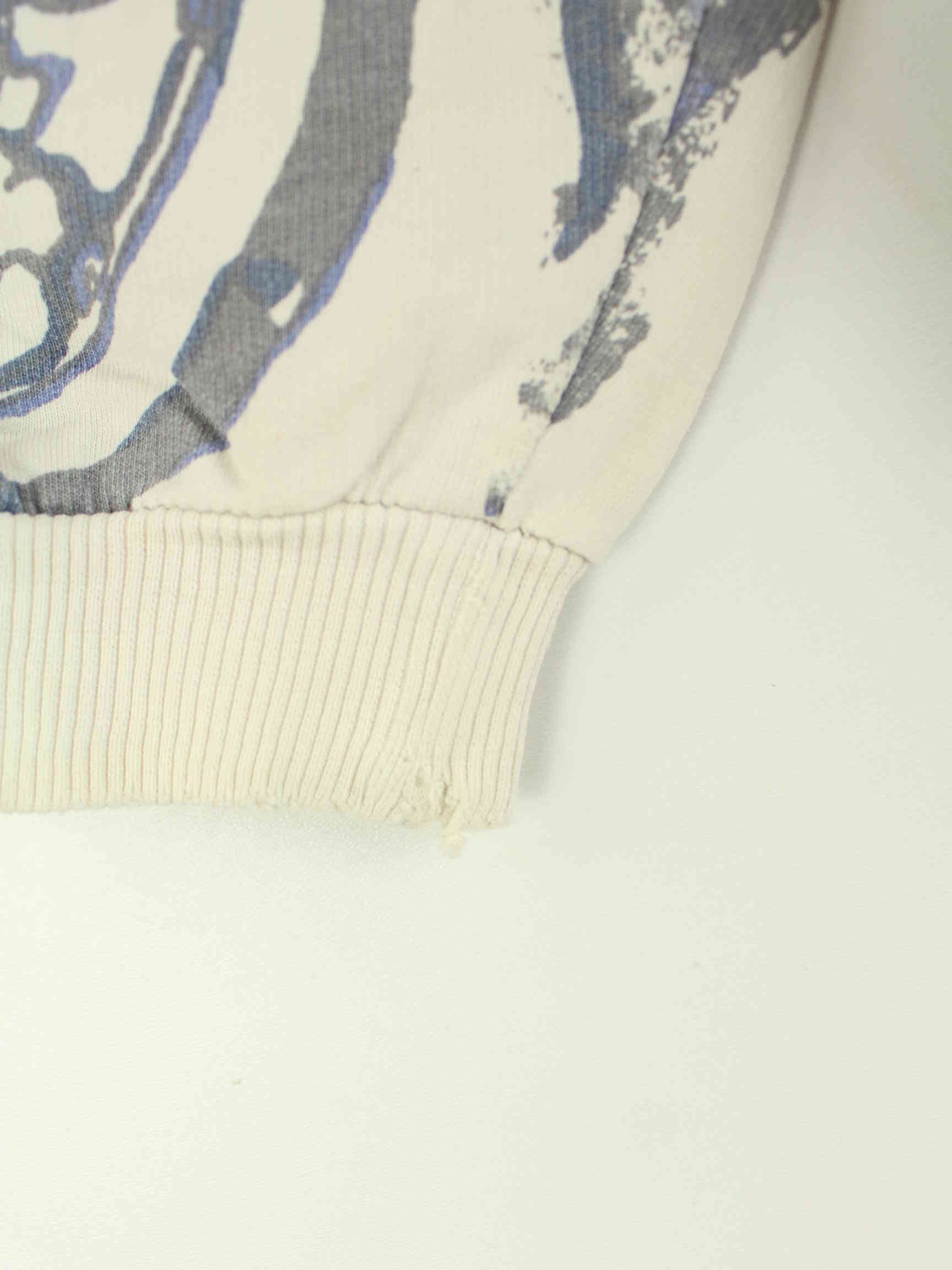 Reebok 90s Vintage Crazy Pattern Sweater Beige L (detail image 4)