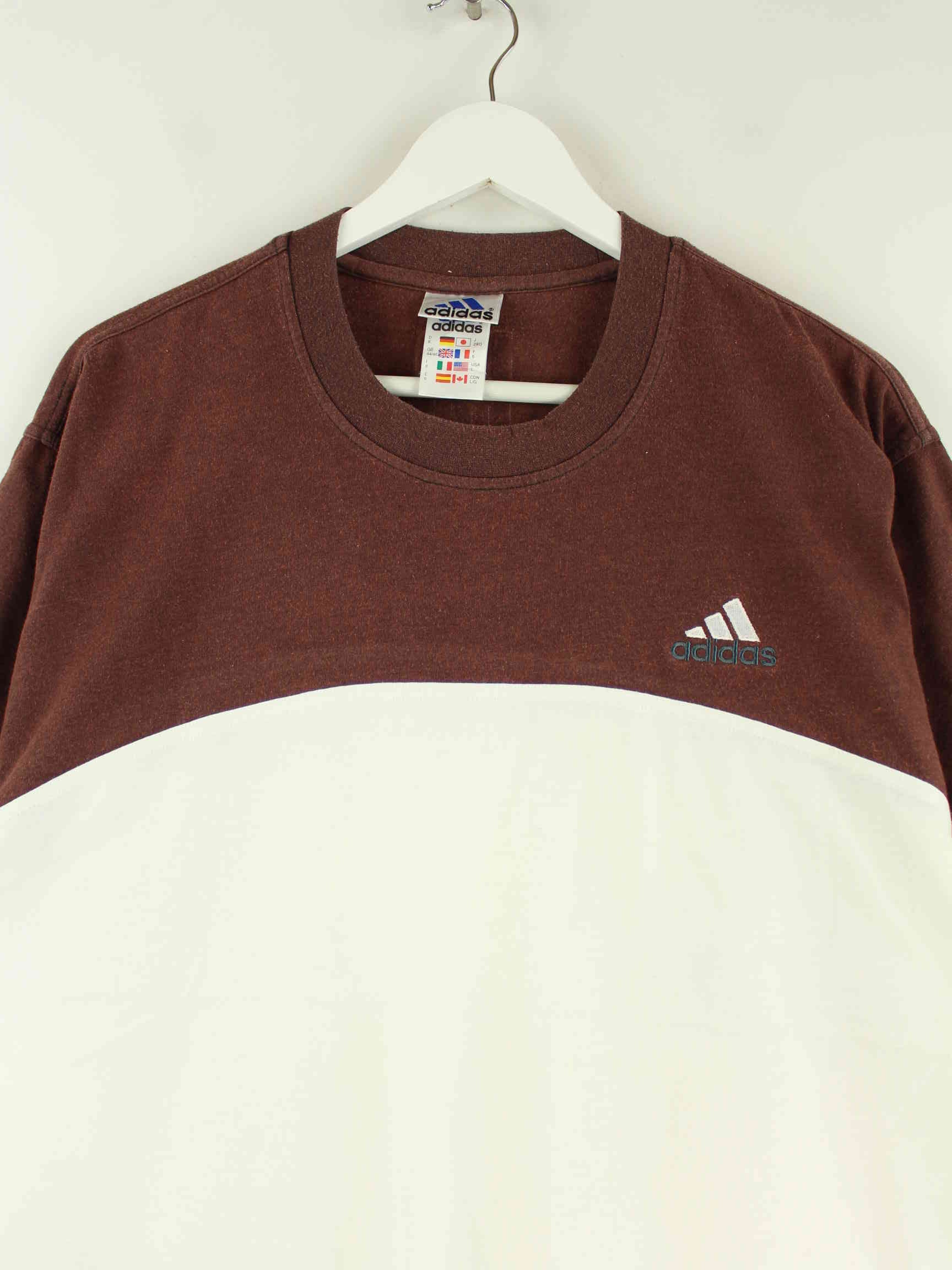 Adidas 90s Vintage Performance T-Shirt Weiß XL (detail image 1)