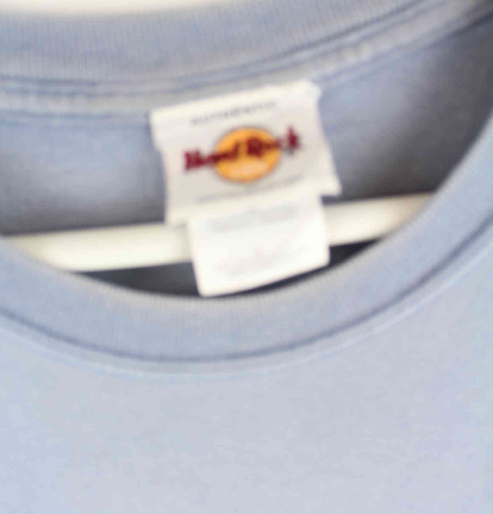 Hard Rock Cafe y2k Dragon Print T-Shirt Blau L (detail image 2)
