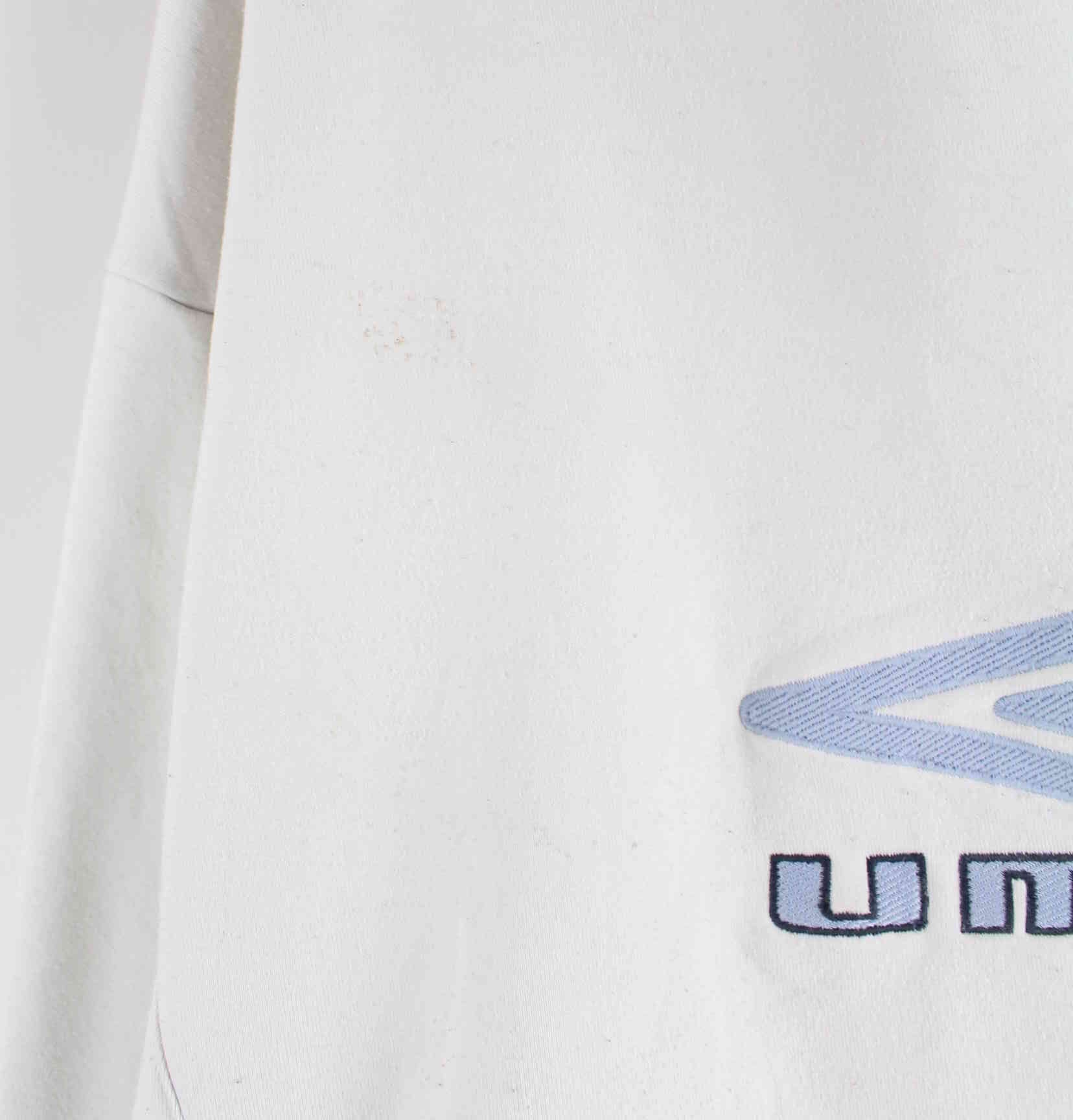Umbro 90s Vintage Embroidered Hoodie Weiß XL (detail image 2)