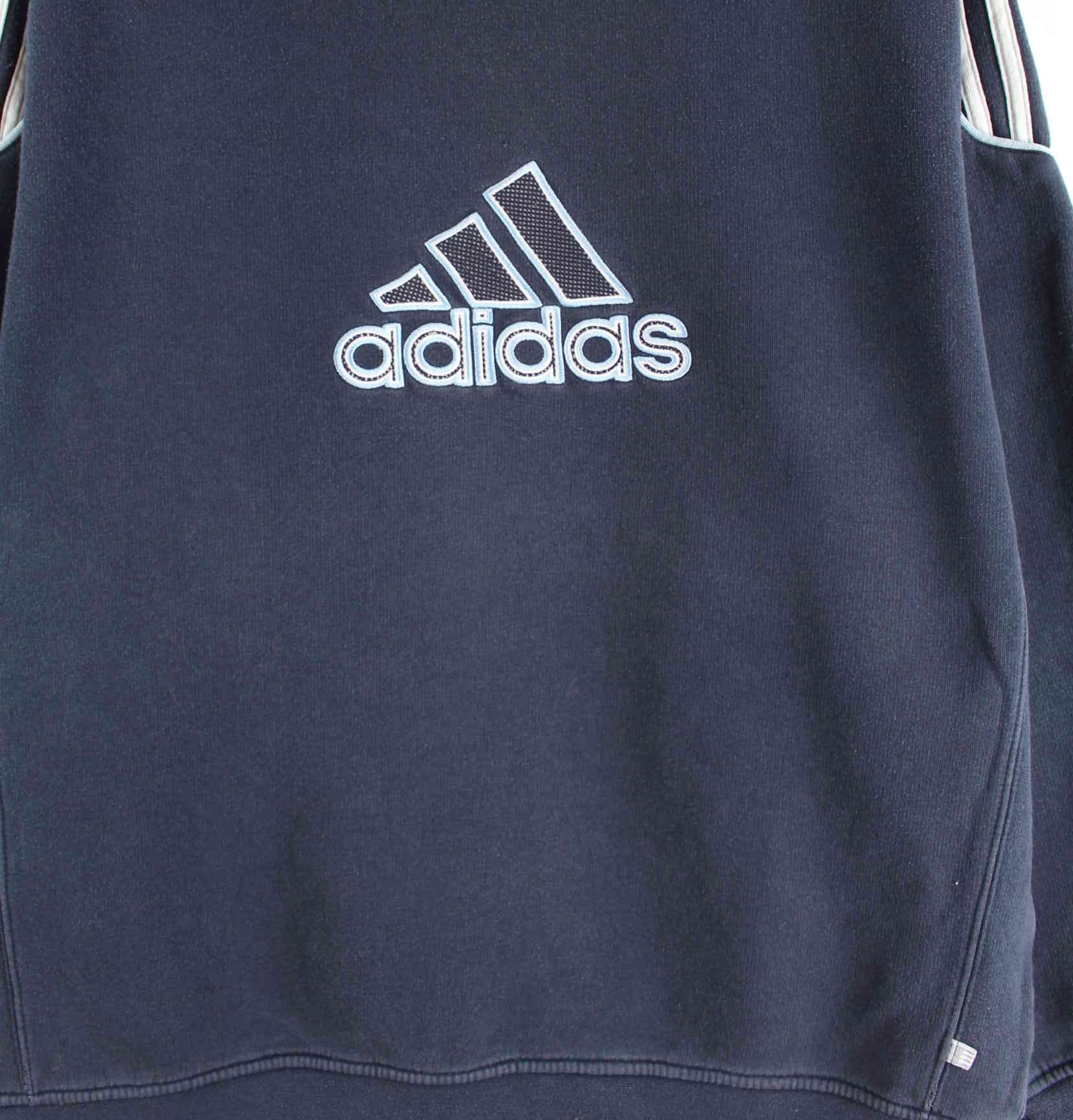 Adidas y2k Embroidered Performance Sweater Blau M (detail image 1)