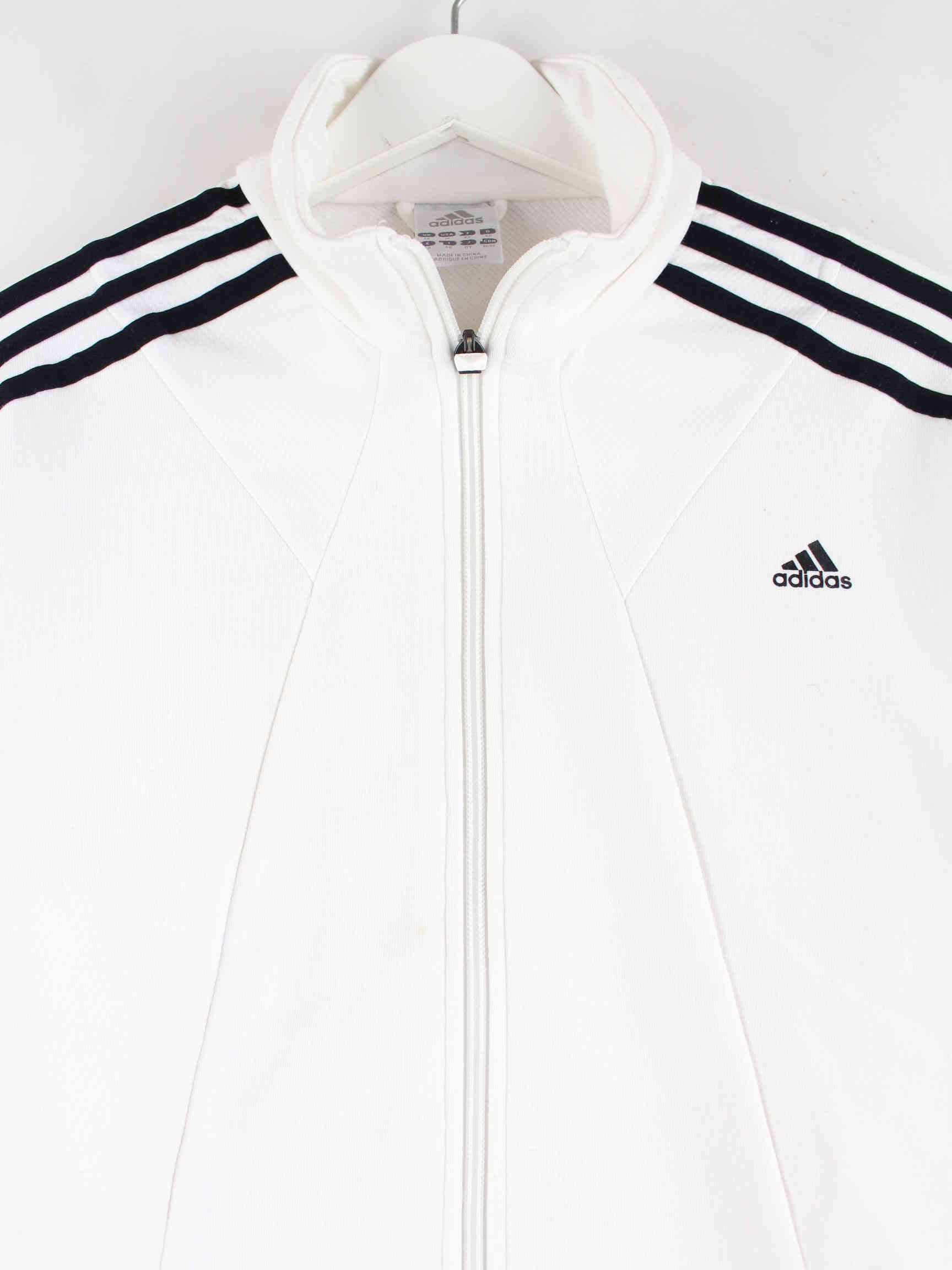 Adidas Damen 00s 3-Stripes Trainingsjacke Weiß M (detail image 1)