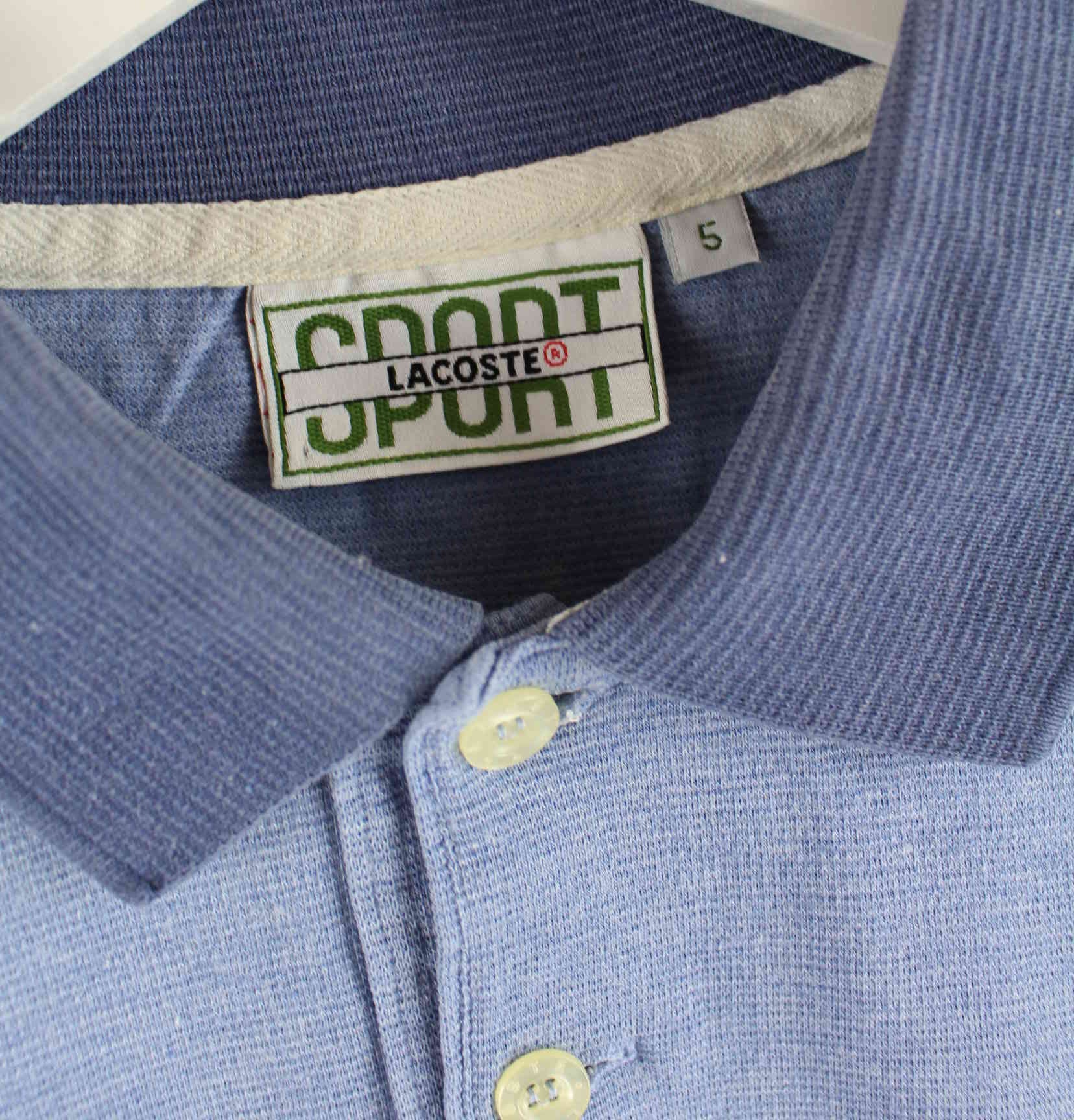 Lacoste Sport y2k Embroidered Polo Blau S (detail image 2)