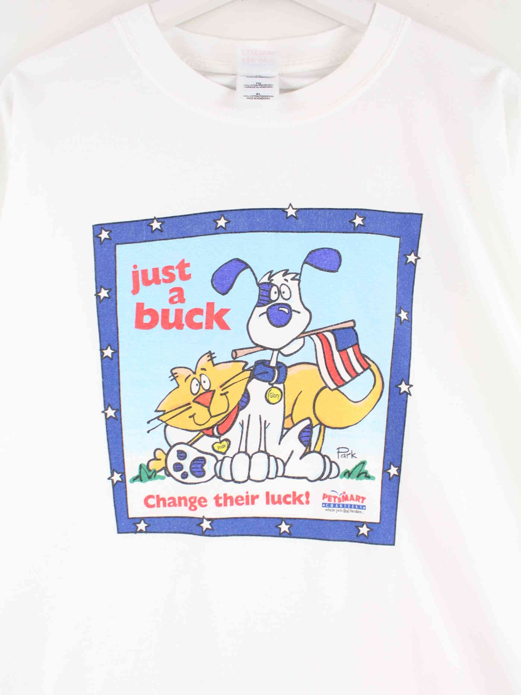 Gildan Petmart Print T-Shirt Weiß XL (detail image 1)