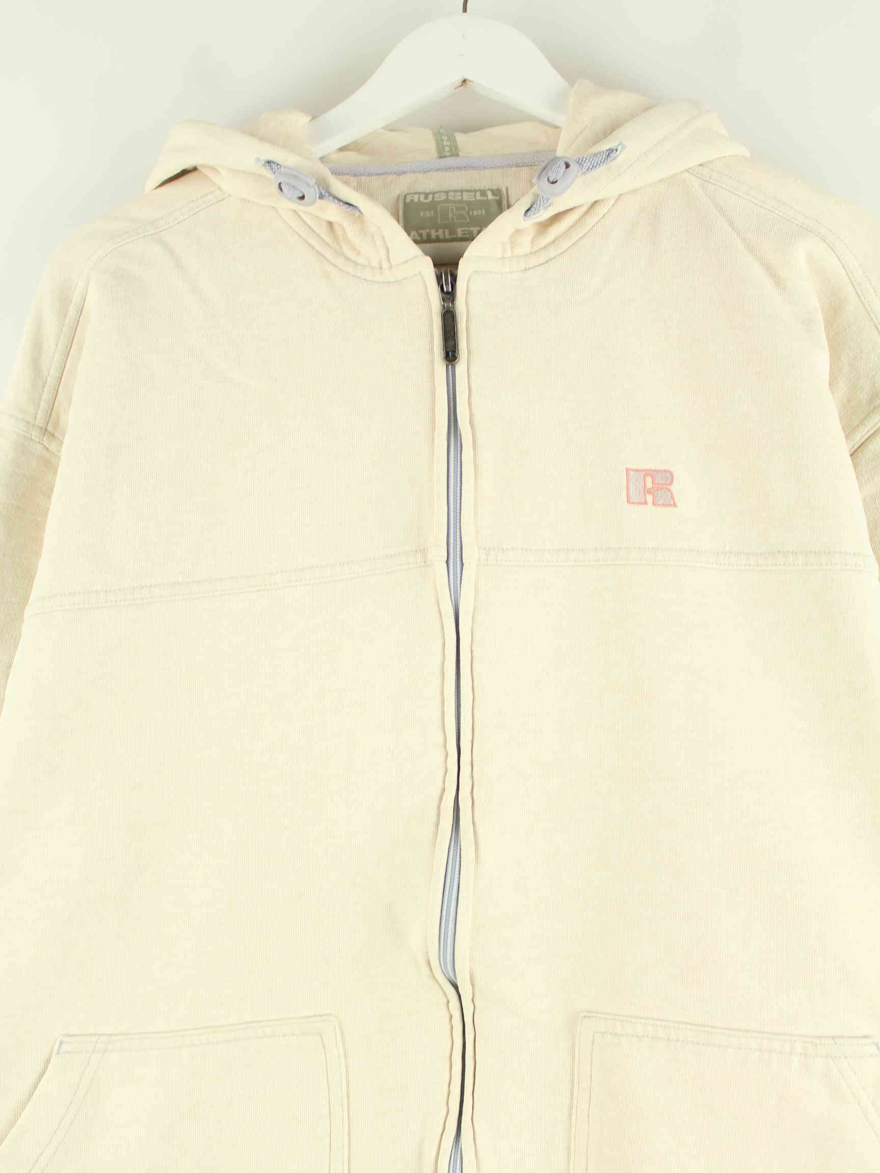 Russell Athletic Heavy Zip Hoodie Beige L (detail image 1)