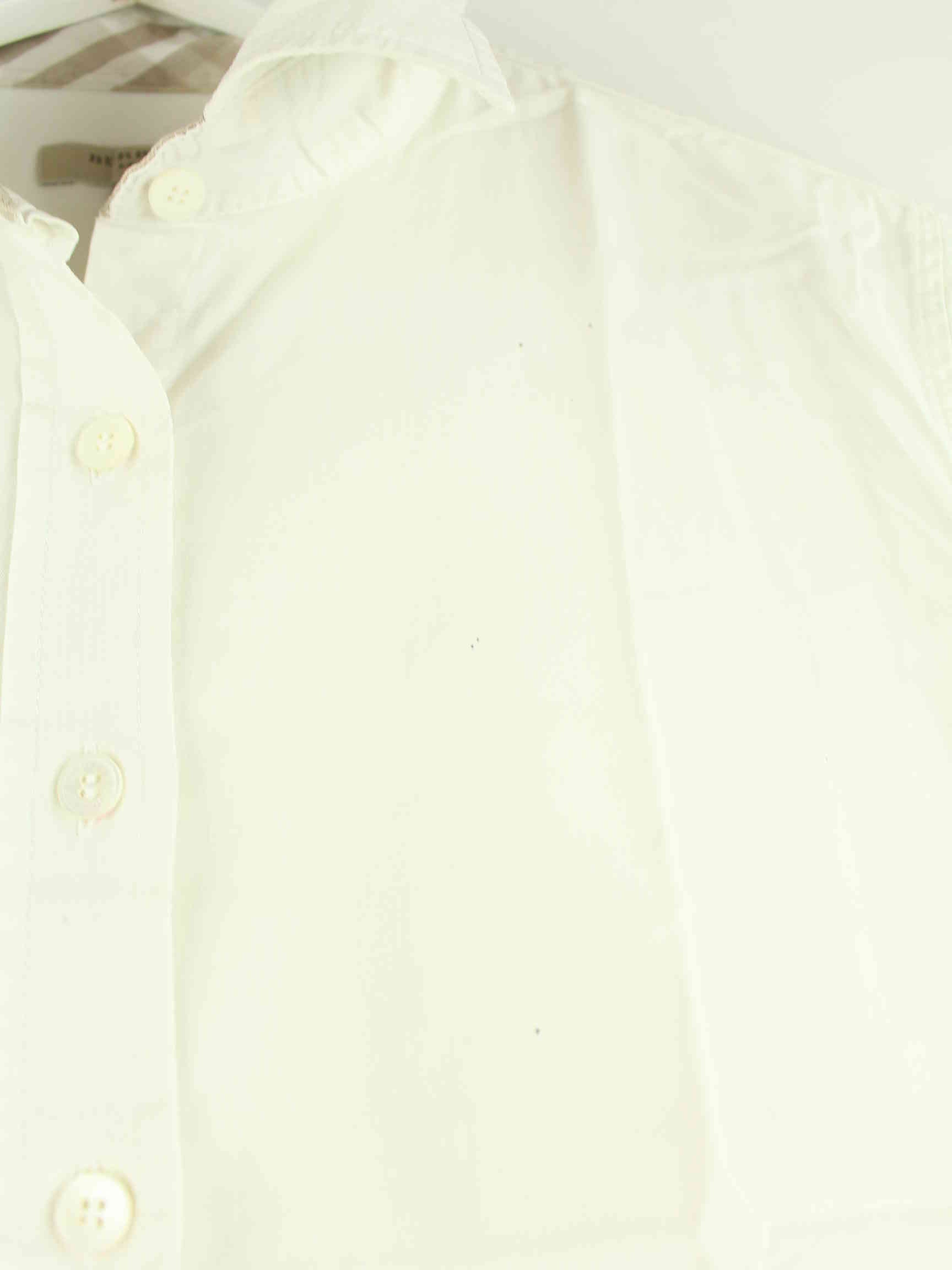 Burberry Damen Basic Short Sleeve Hemd Weiß S (detail image 2)