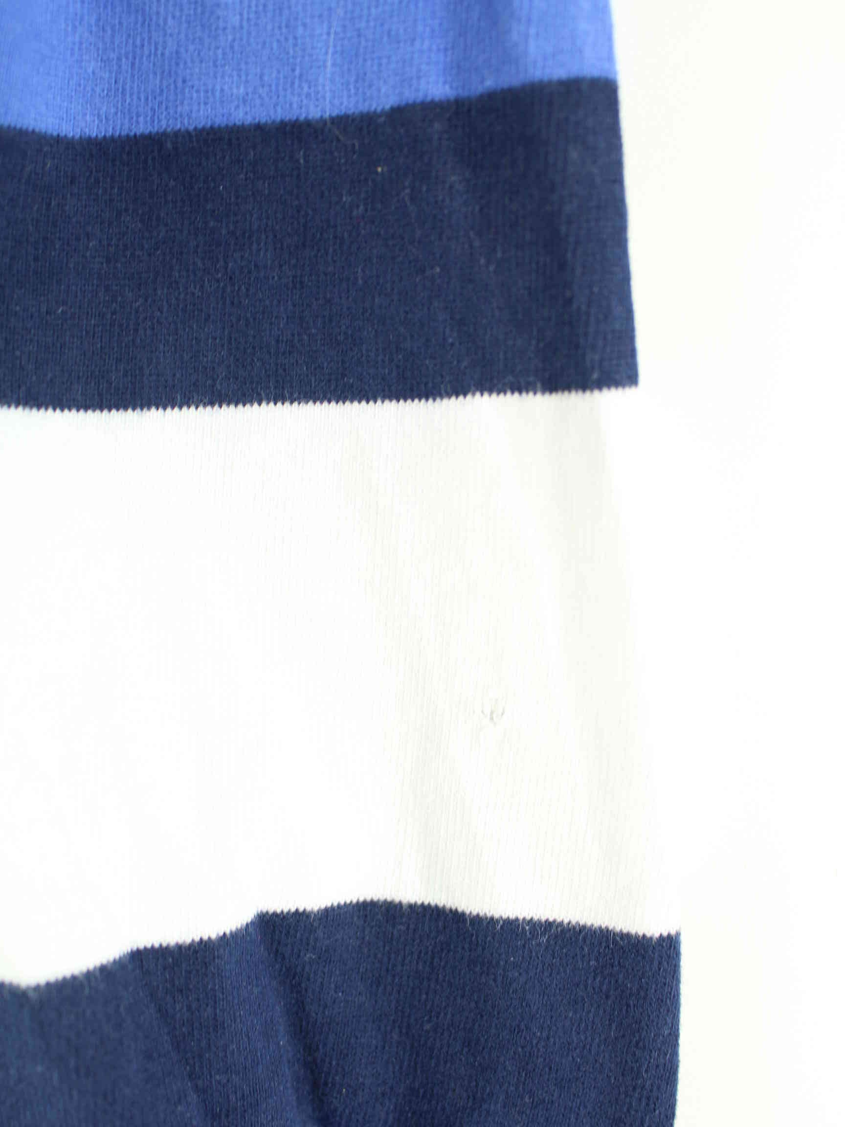 Vintage 00s Langarm Polo Blau L (detail image 2)