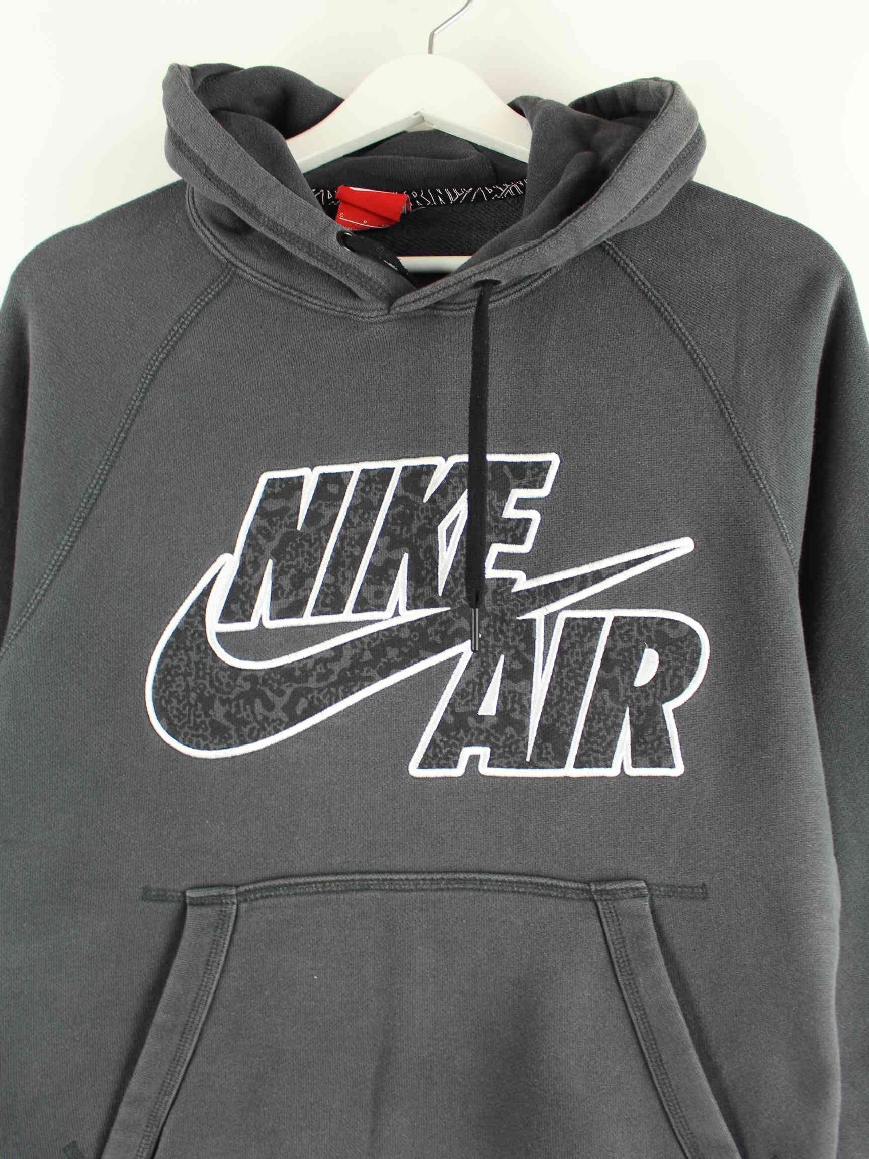 Nike Air Big Logo Embroidered Hoodie Grau S (detail image 1)