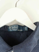 Ralph Lauren 90s Vintage Langarm Polo Blau L (detail image 2)