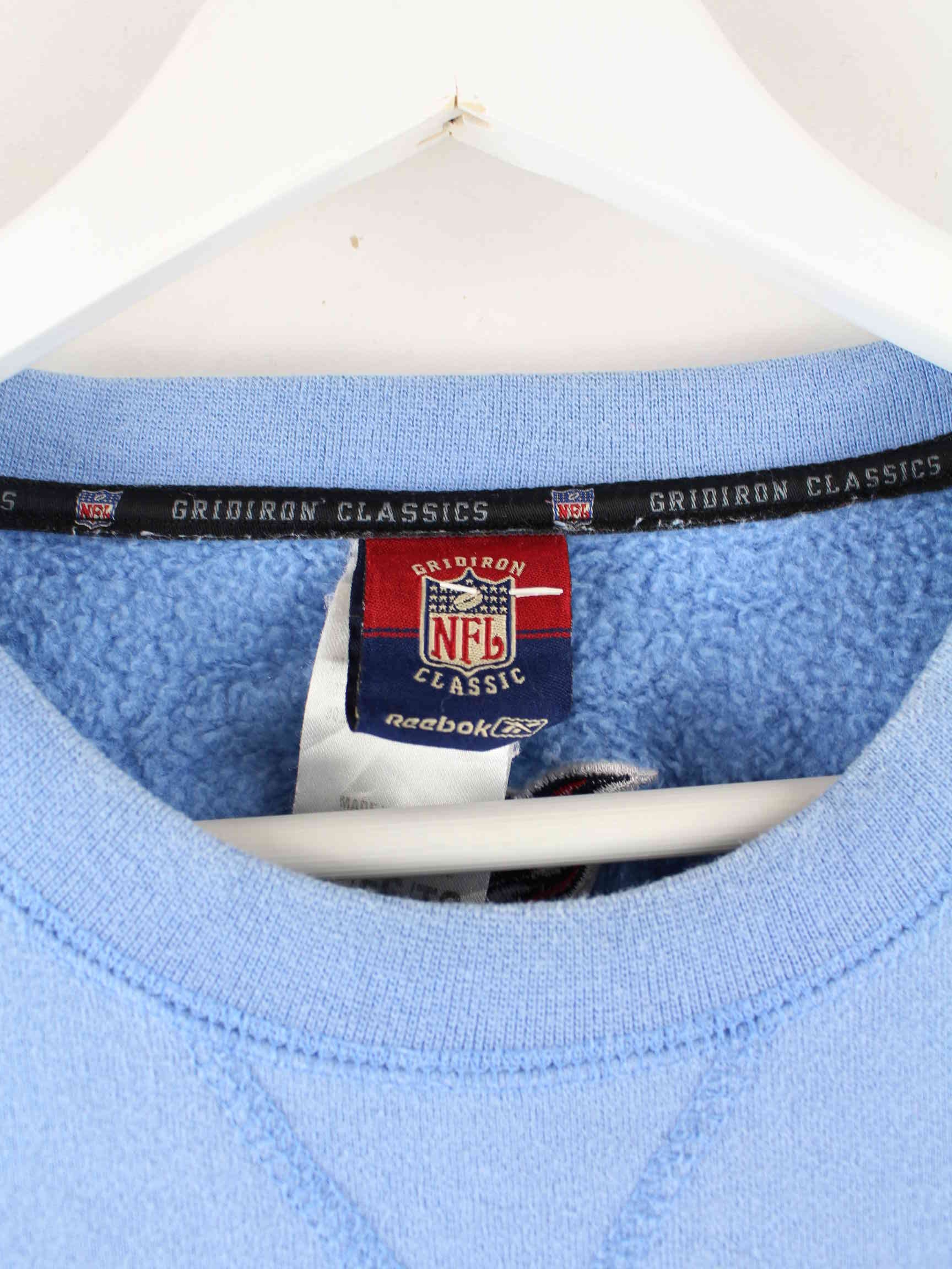 Reebok x NFL 00s Titans Football Embroidered Sweater Blau XL (detail image 2)