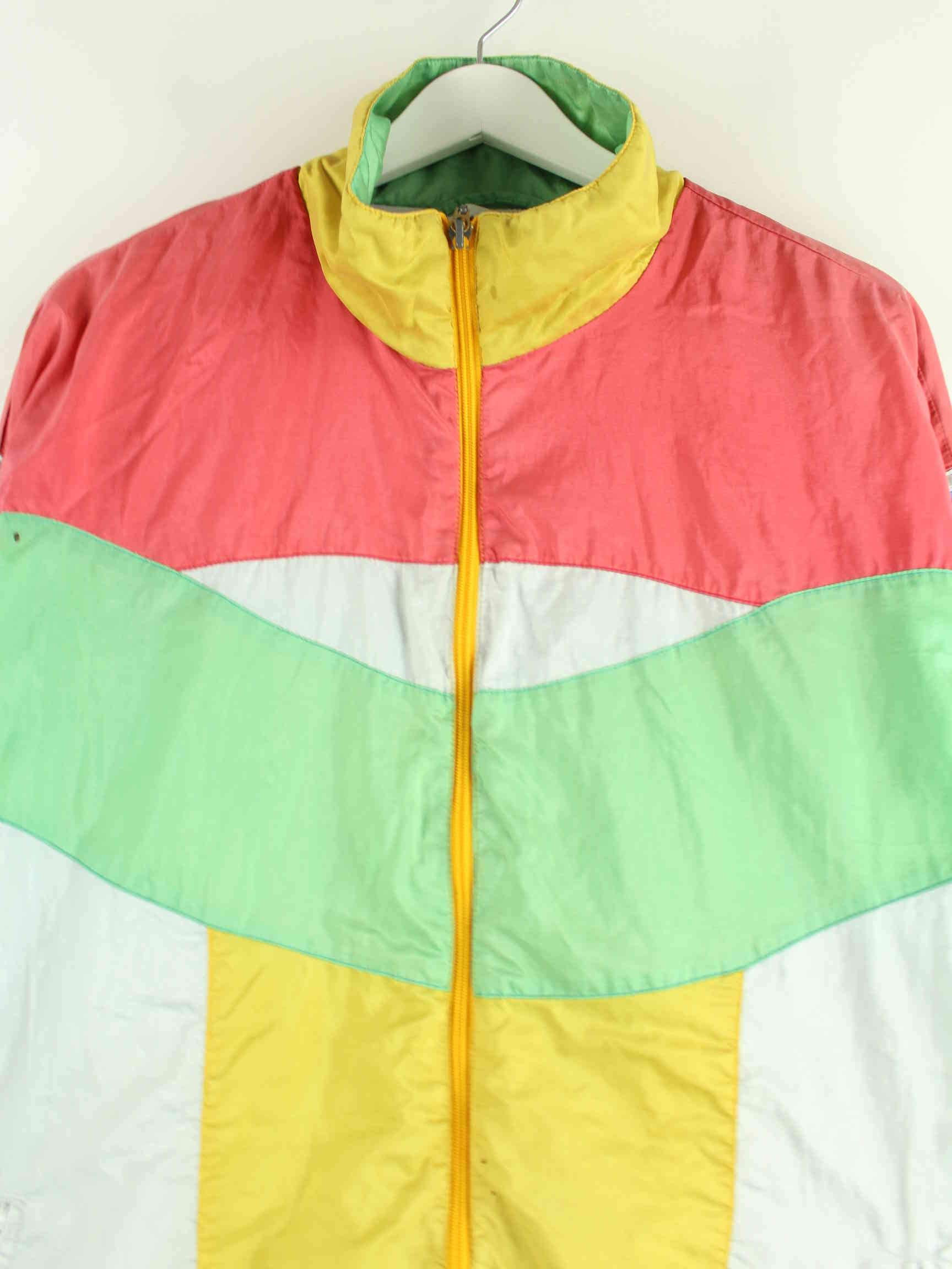Adidas 80s Vintage Trefoil Embroidered Track Jacket Multicolor XL