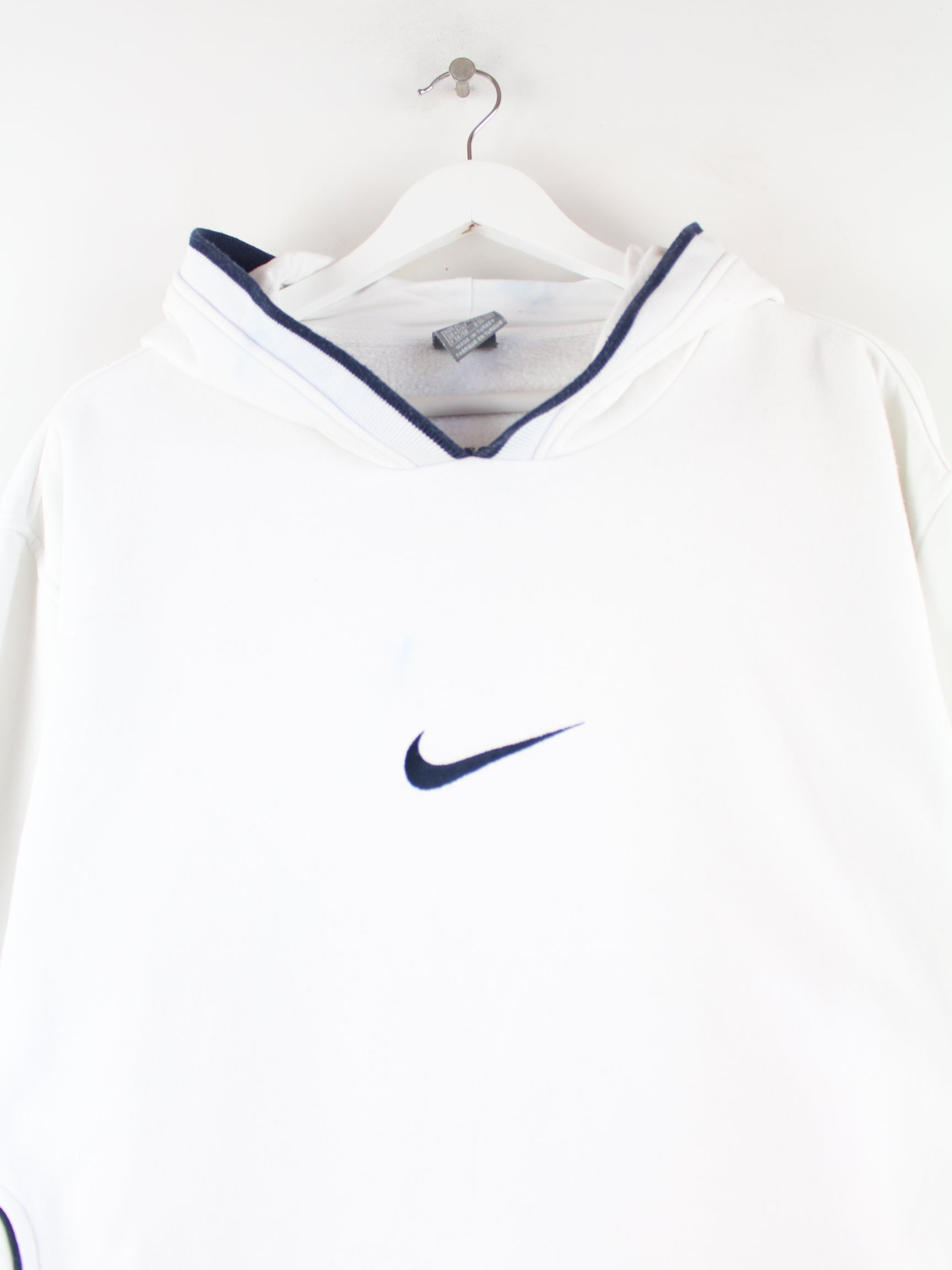 nike white swoosh sweatshirt
