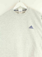 Adidas 90s Vintage Embroidered Sweater Grau S (detail image 1)