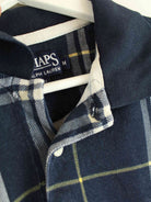 Chaps by Ralph Lauren 90s Vintage Striped Langarm Polo Blau M (detail image 4)