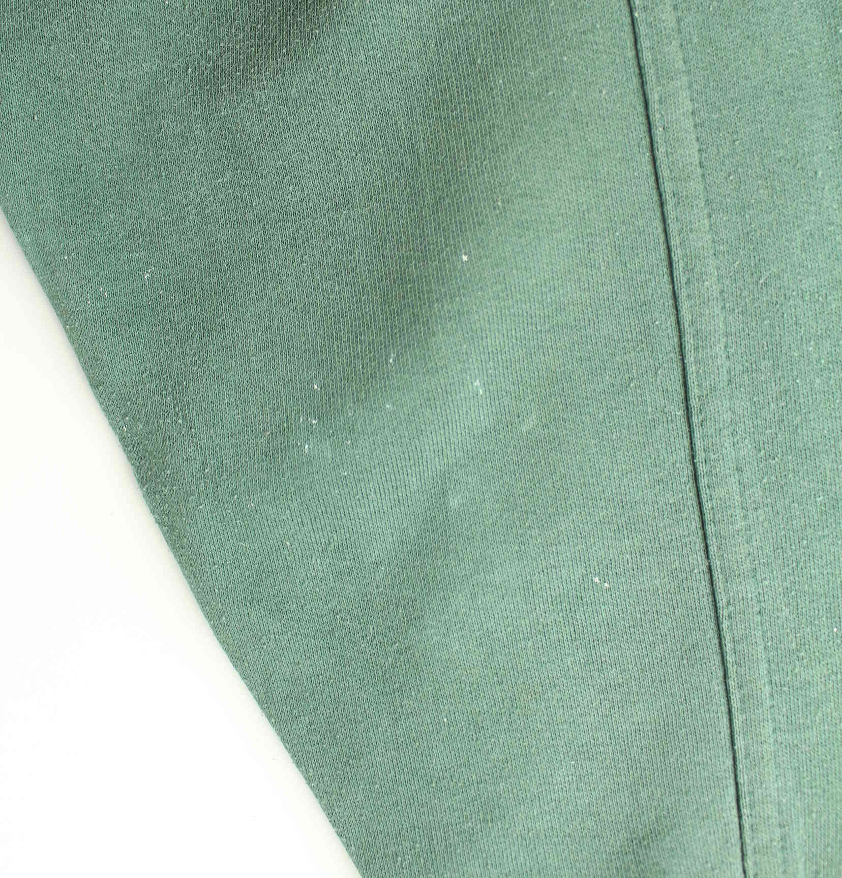 Nike 90s Vintage Big Swoosh Embroidered Half Zip Hoodie Grau XS (detail image 5)