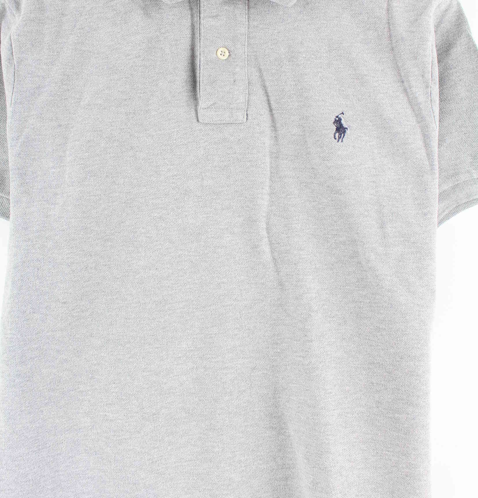 Ralph Lauren Custom Fit Basic Polo Grau M (detail image 1)