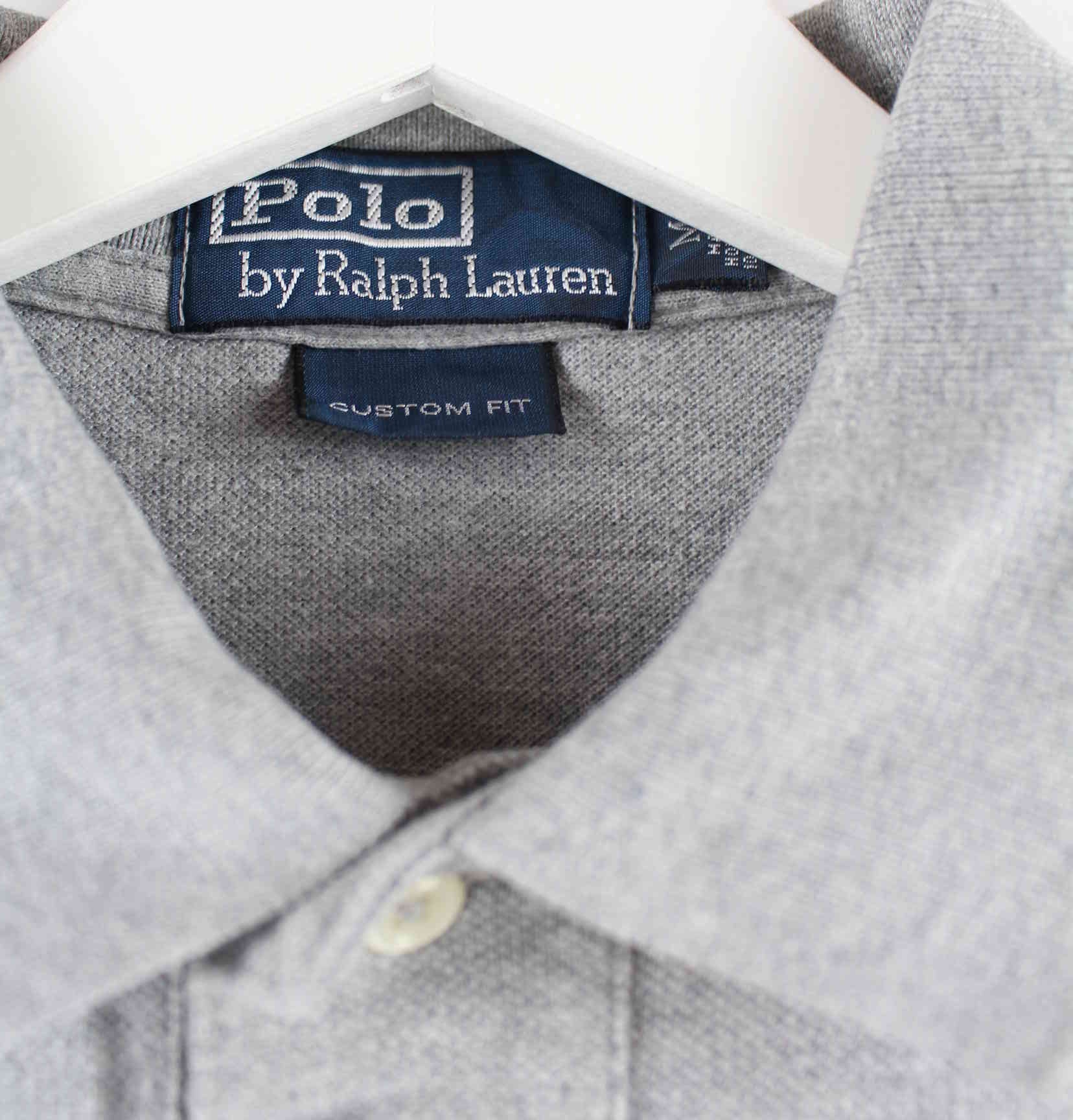 Ralph Lauren Custom Fit Basic Polo Grau M (detail image 2)
