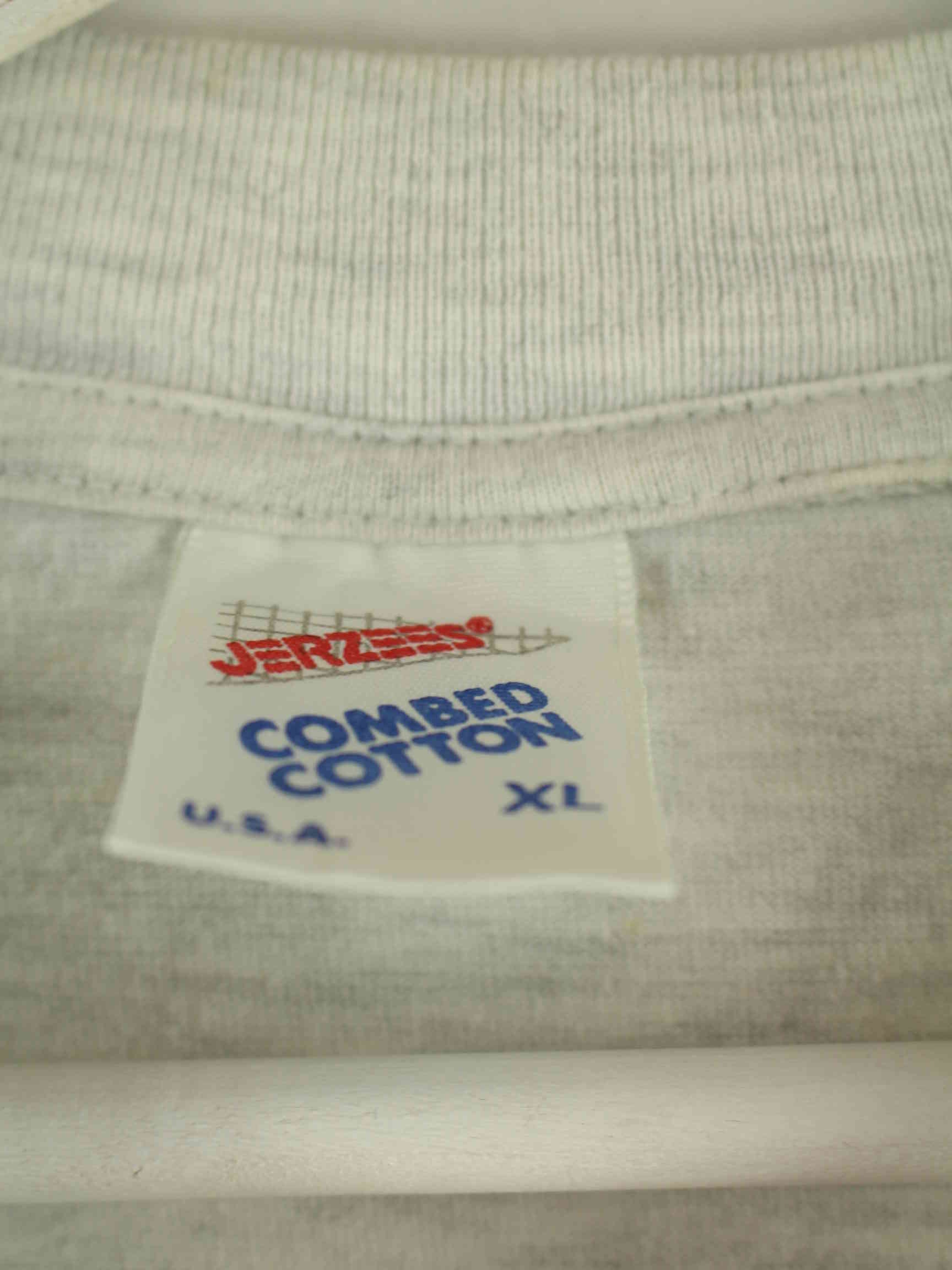 Jerzees 90s Vintage 49ers Print T-Shirt Grau XL (detail image 3)