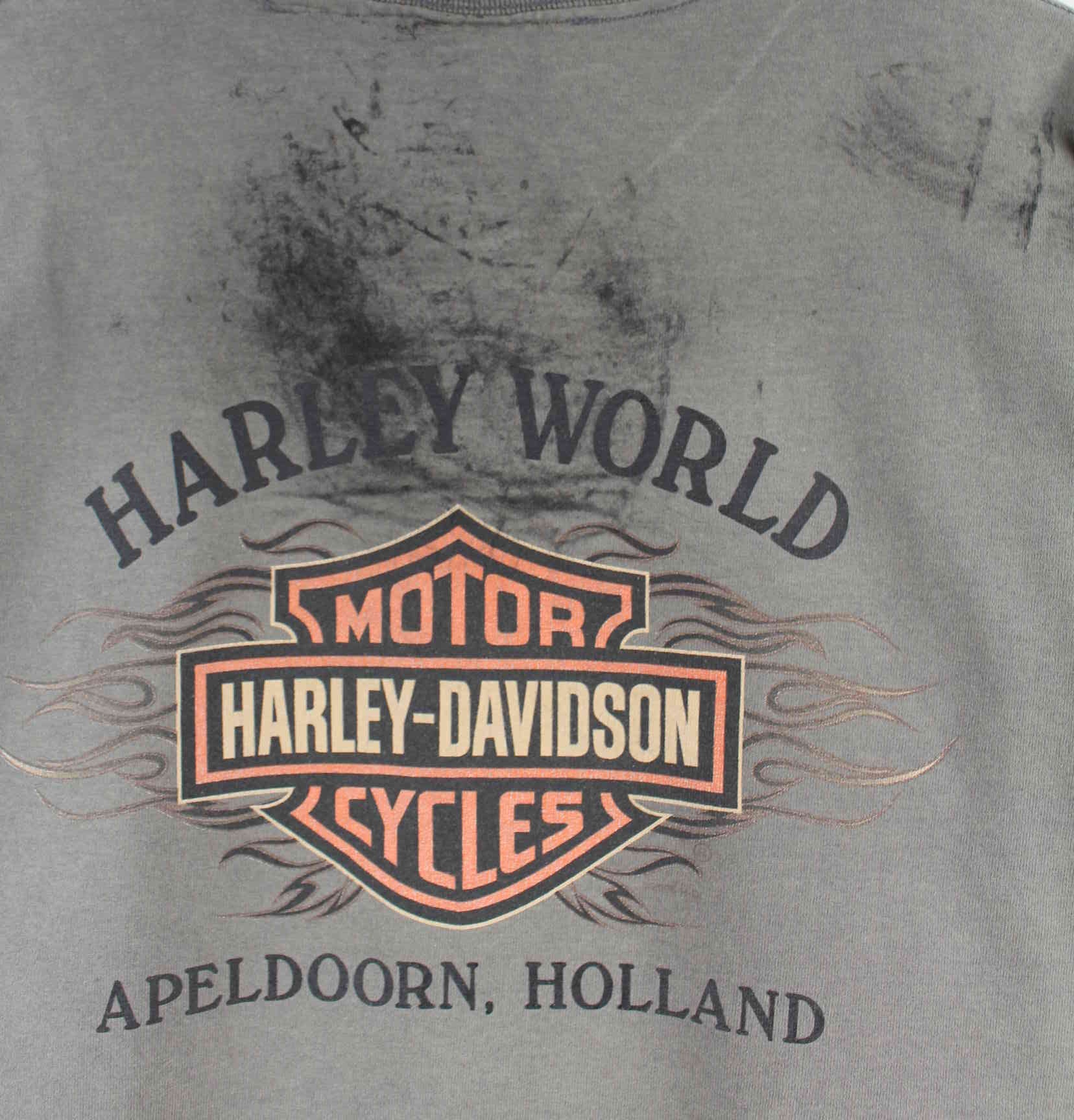 Harley Davidson 2006 Apeldoorn Print T-Shirt Grün XXL (detail image 4)
