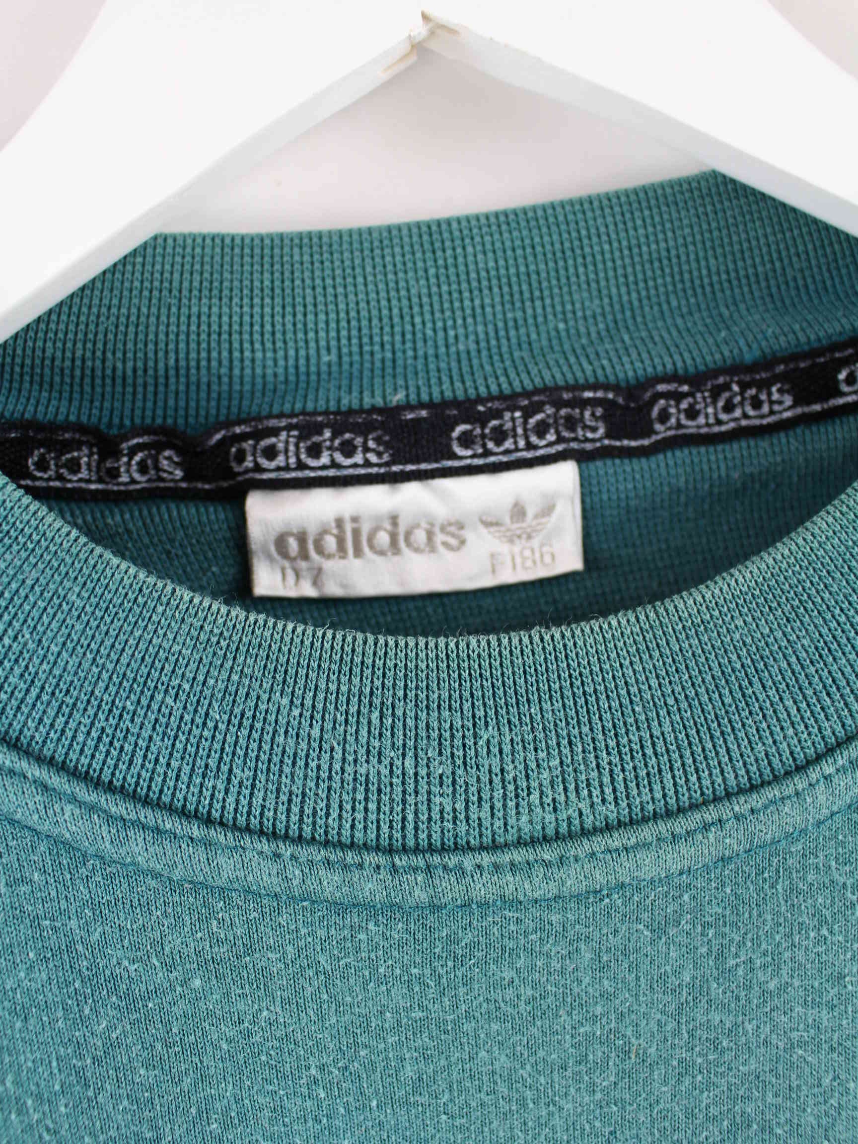 Adidas 80s Vintage Trefoil Embroidered Sweater Grün S (detail image 2)