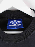 Umbro 90s Vintage Embroidered Sweater Schwarz M (detail image 3)