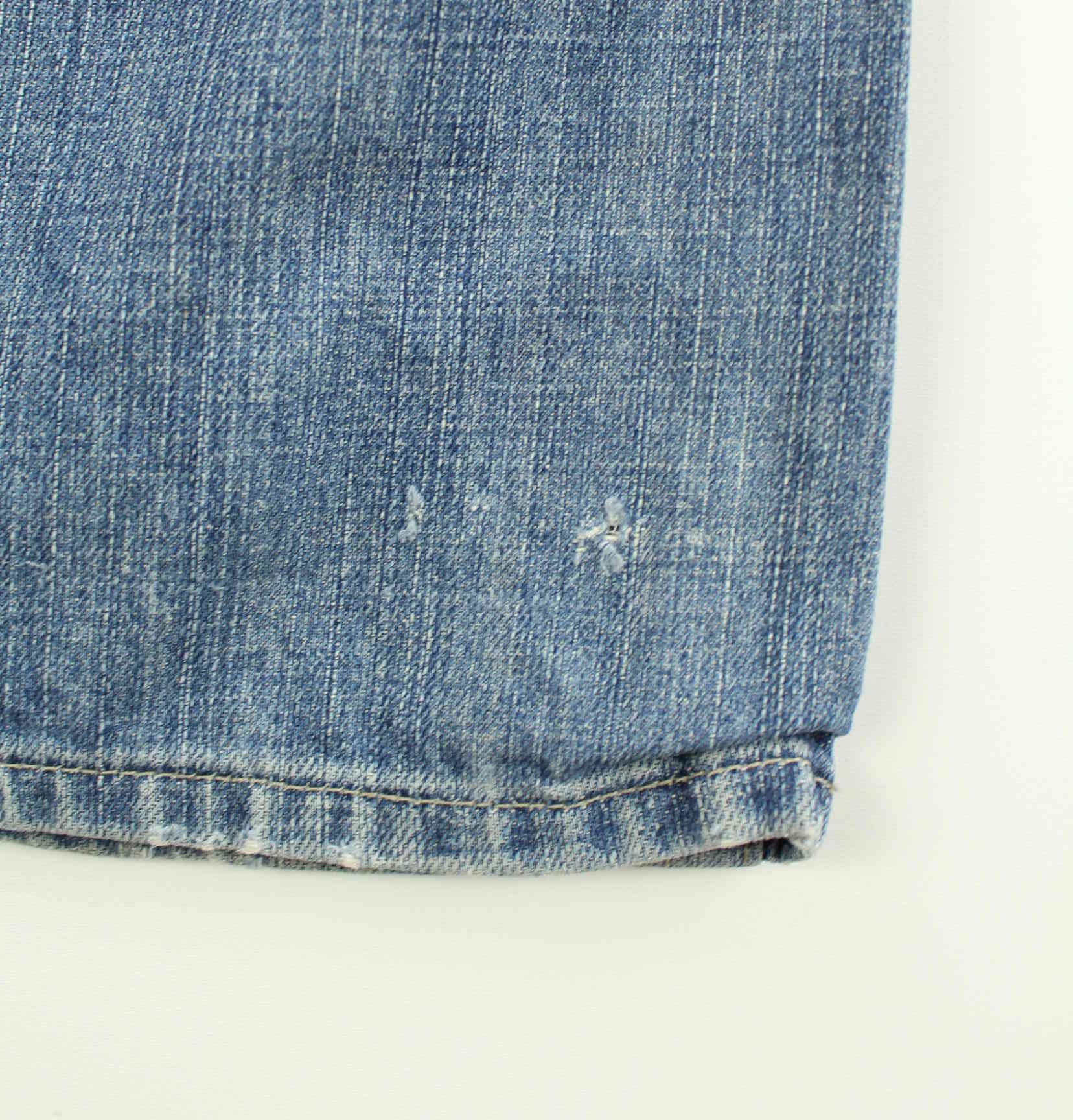 Vintage y2k Embroidered Jeans Blau W32 L32 (detail image 8)