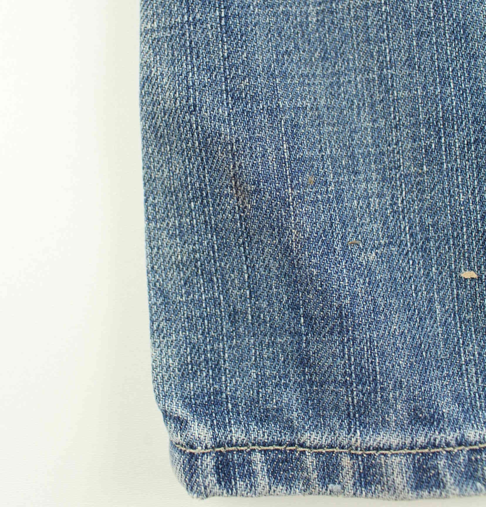 Vintage y2k Embroidered Jeans Blau W32 L32 (detail image 9)