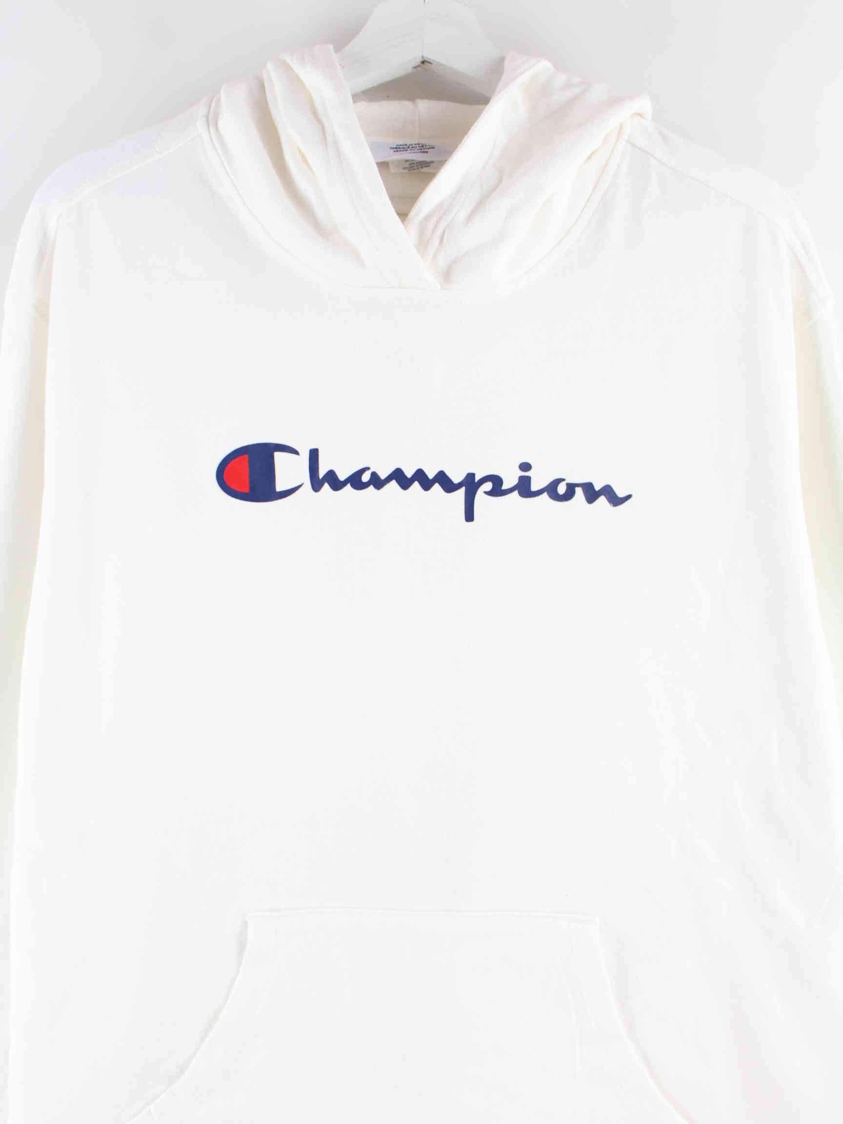 Champion Damen Print Hoodie Weiß L (detail image 1)