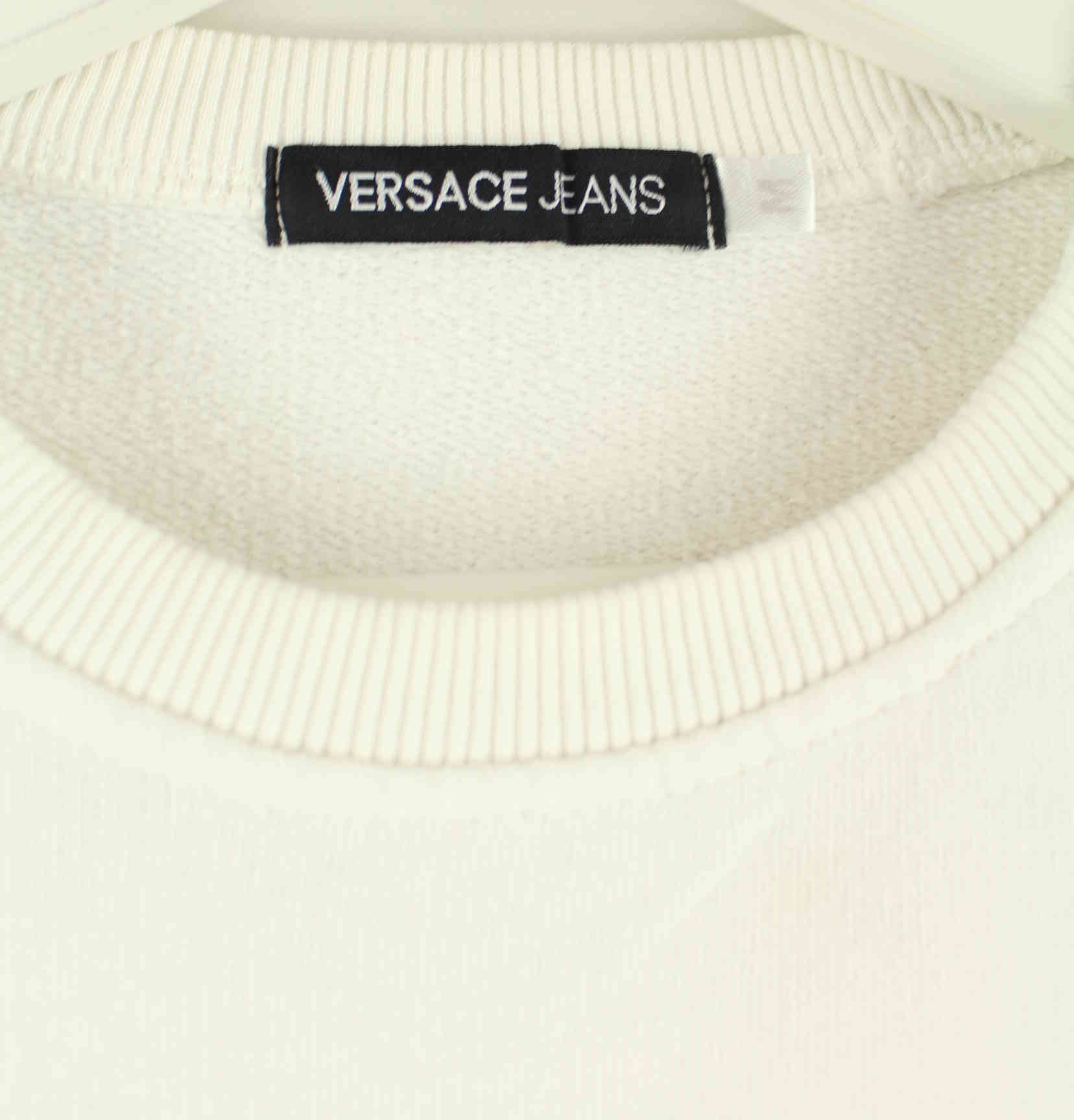 Versace Jeans Embroidered Sweater Weiß M (detail image 2)