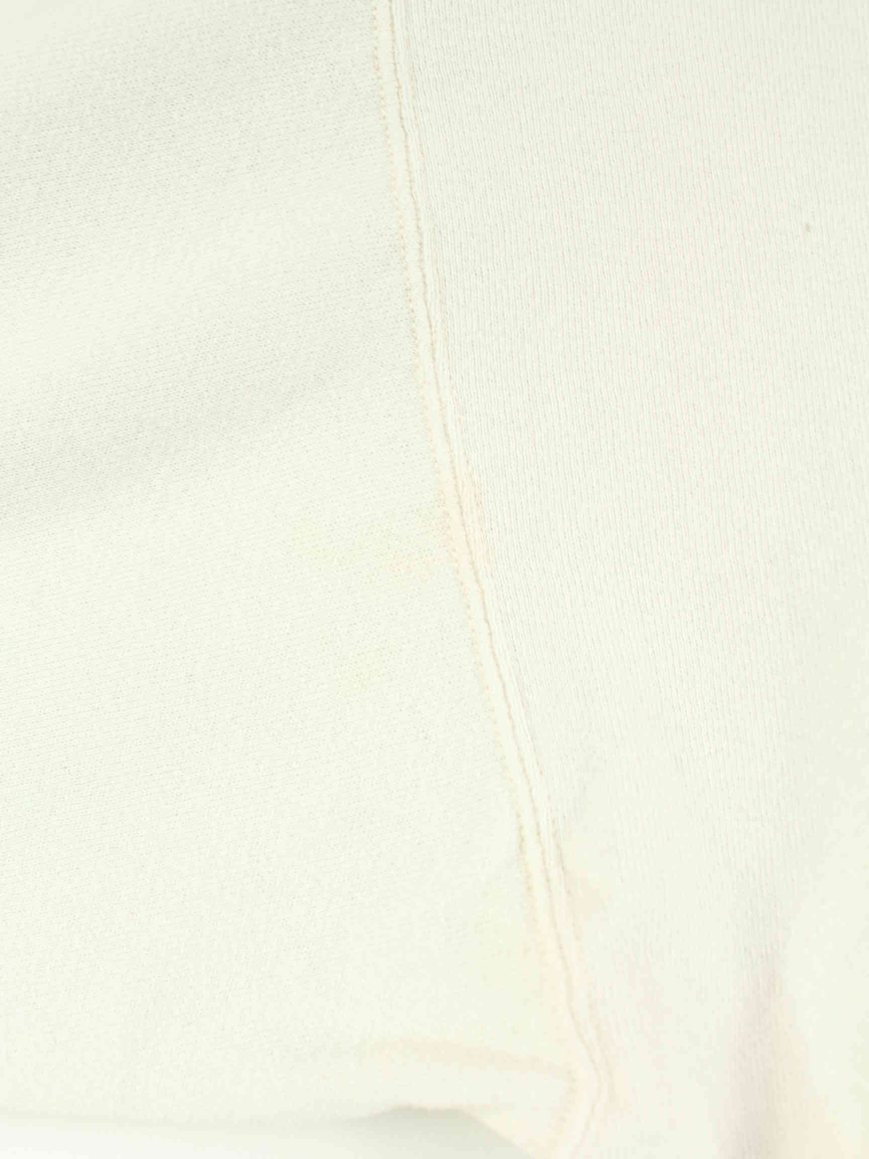 Vintage 80s Deutschland Embroidered Sweater Weiß L (detail image 6)