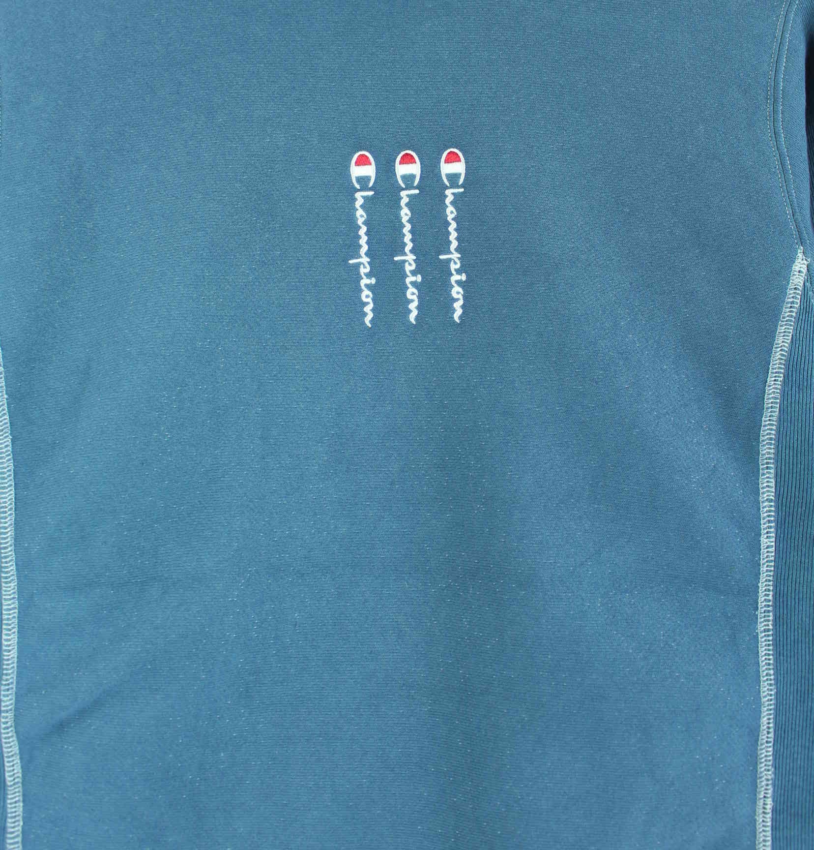 Champion Embroidered Reverse Weave Sweater Blau S (detail image 1)