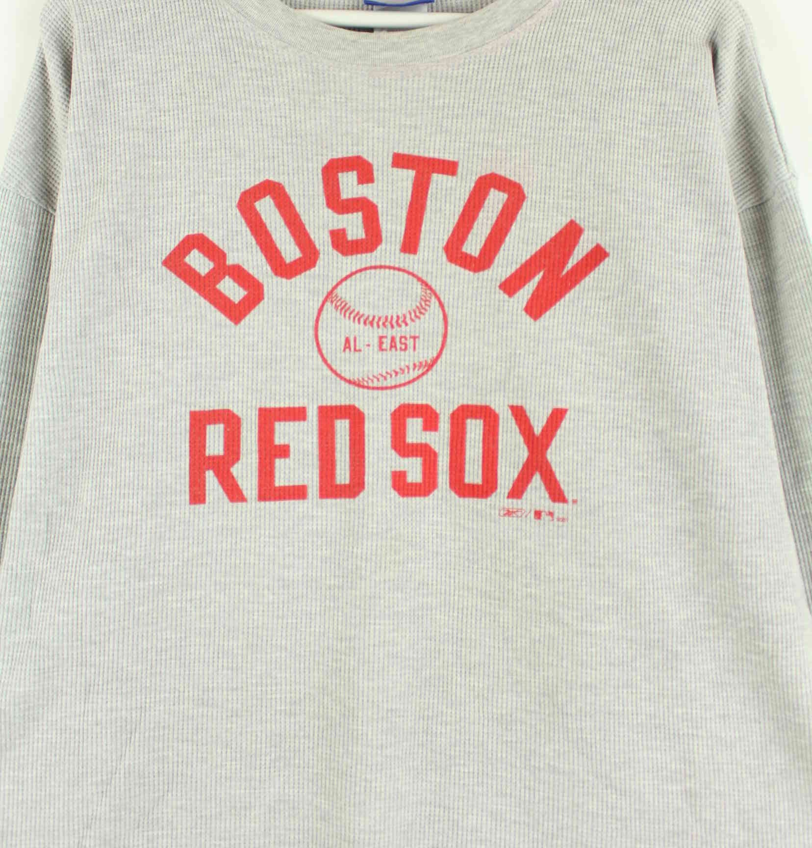 Reebok 00s Boston Redsox Print Sweater Grau XXL (detail image 1)