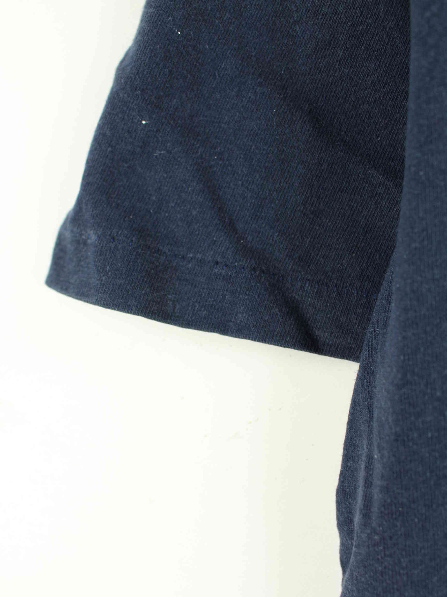 Champion Michigan Embrodiered Single Stitched T-Shirt Blau XL (detail image 3)