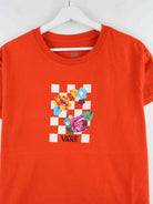 Vans Damen Flowers Print T-Shirt Orange M (detail image 1)