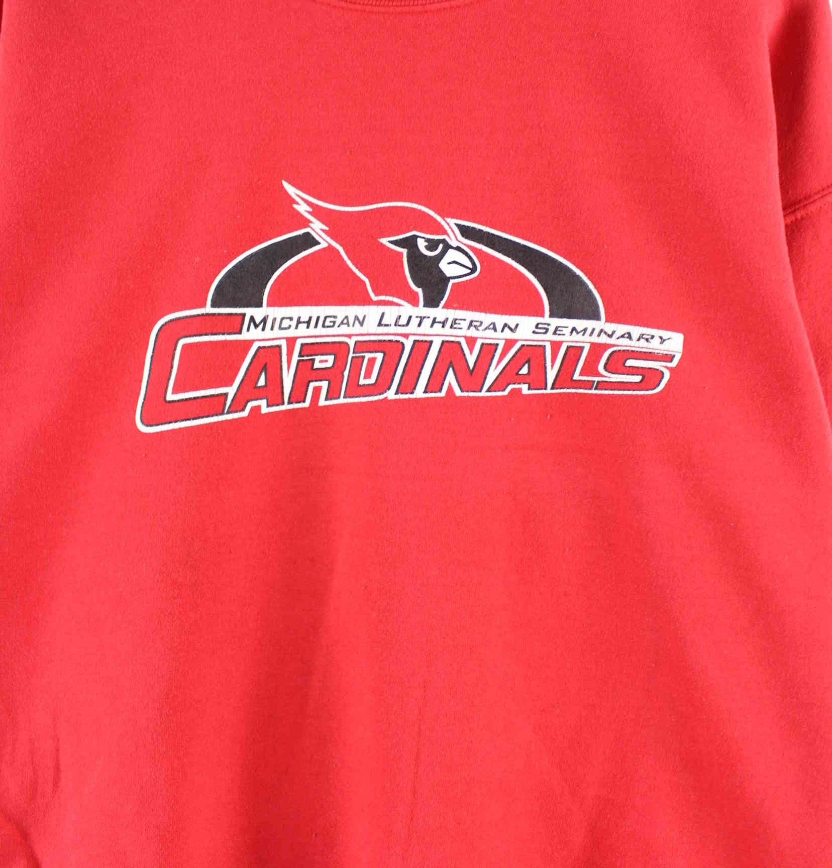 Gildan Cardinals Print Sweater Rot S (detail image 1)