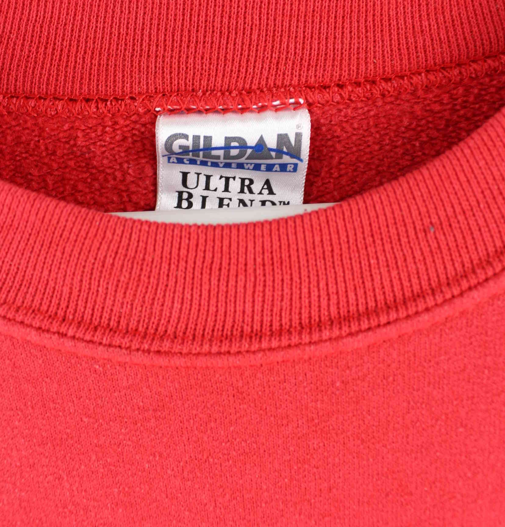 Gildan Cardinals Print Sweater Rot S (detail image 3)