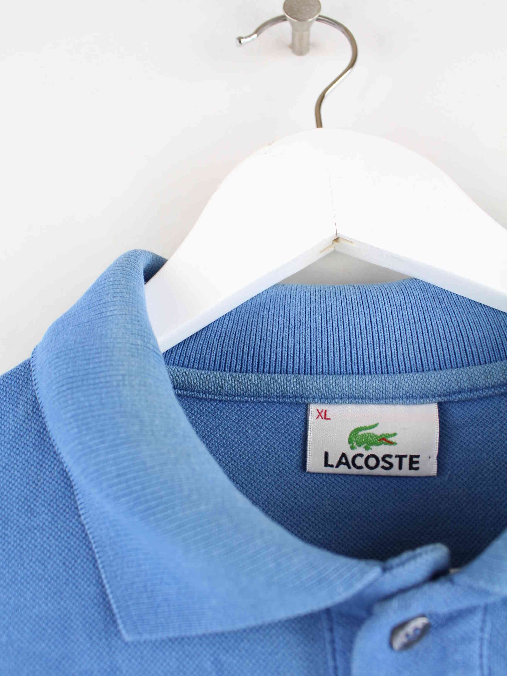 Lacoste 00s Langarm Polo Blau XL (detail image 3)