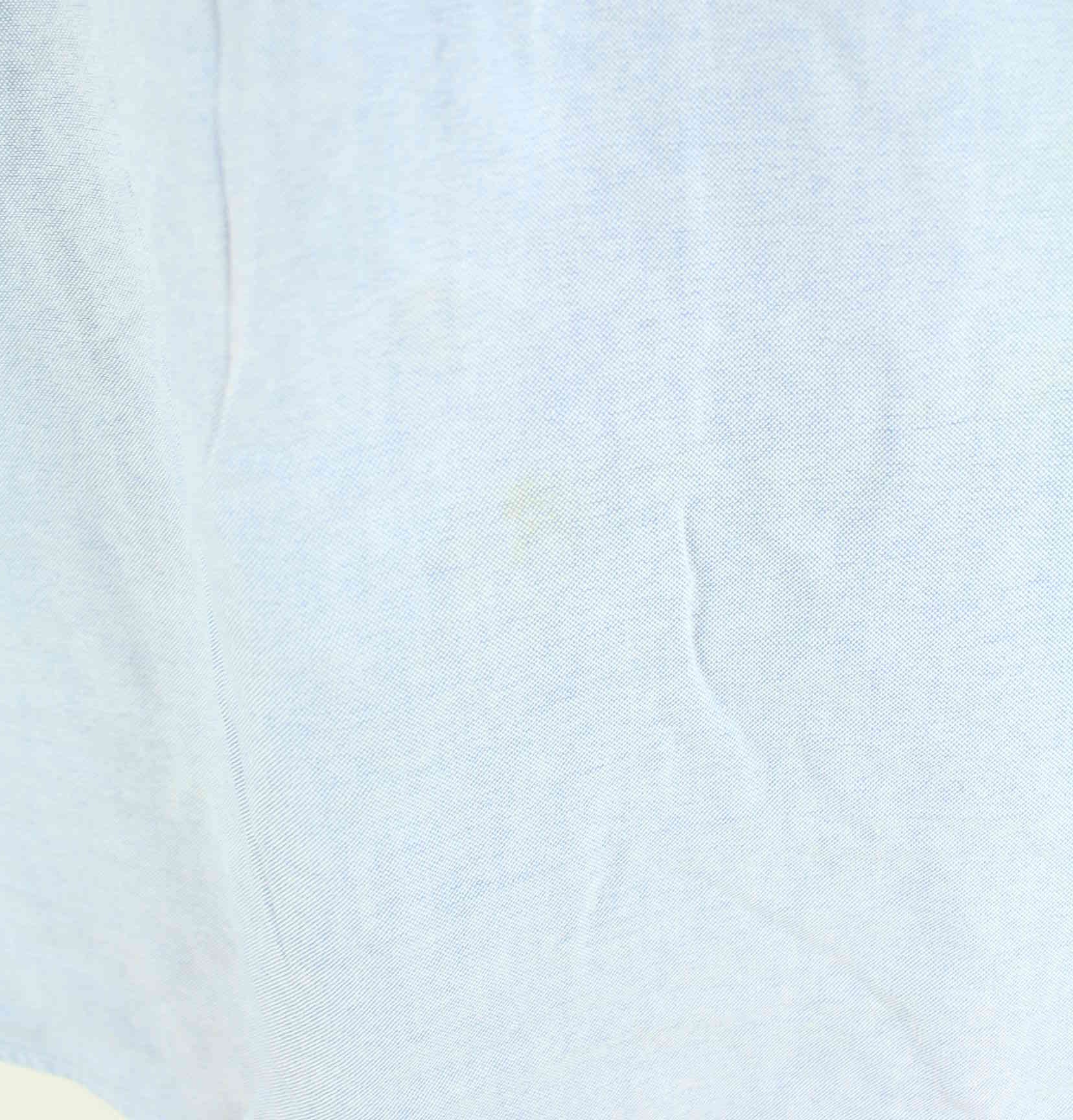 Ralph Lauren 90s Vintage Blake Kurzarm Hemd Blau XL (detail image 6)
