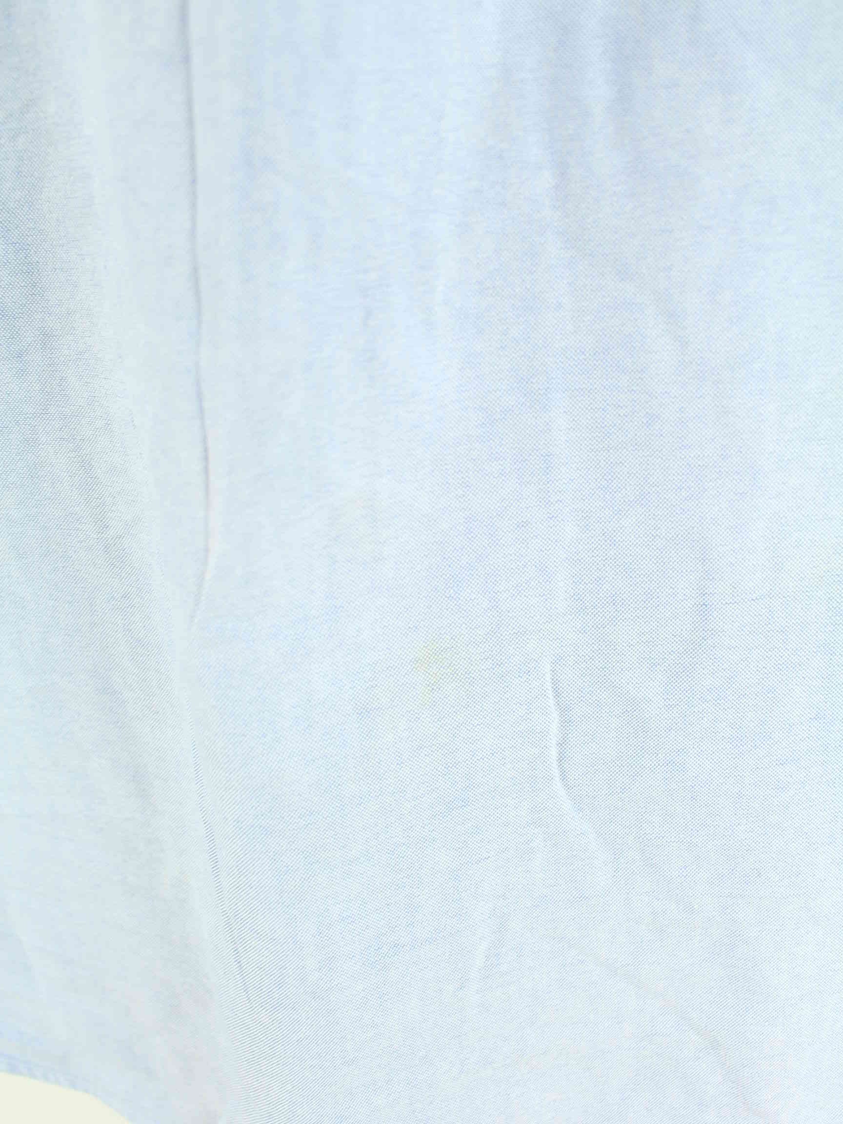 Ralph Lauren 90s Vintage Blake Kurzarm Hemd Blau XL (detail image 6)