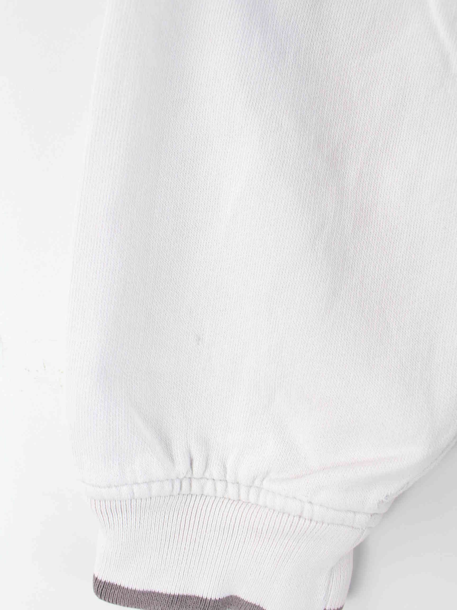 Fila 00s Embroidered V-Neck Sweater Weiß M (detail image 8)