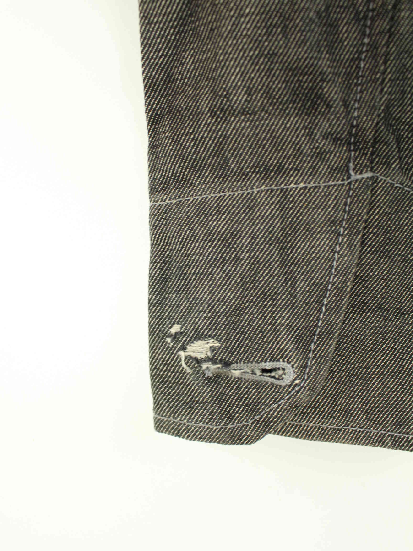 Hard Rock Cafe 00s Embroidered Jeans Jacke Grau 3XL (detail image 5)