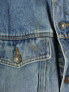 Vintage 90s Jade Drilling Embroidered Jeans Jacke Blau L (detail image 3)