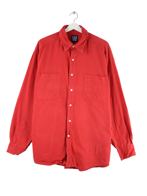 GAP 00s Flanell Hemd Rot XL