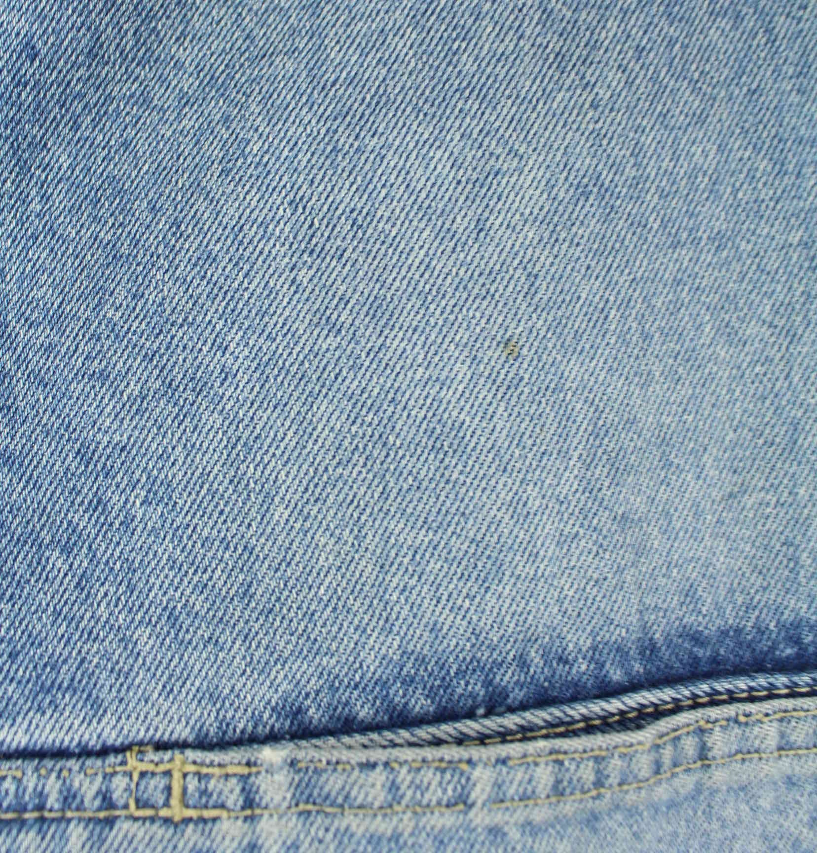 Sean John 00s Embroidered Jeans Jacke Blau 3XL (detail image 3)
